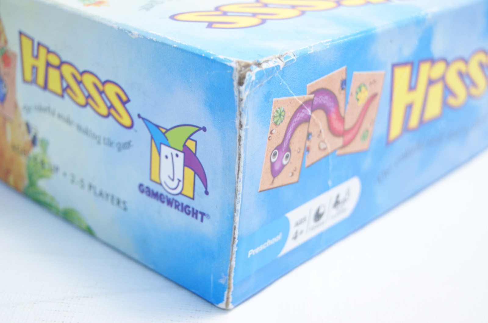 HISSS The Colorful Snake Making Tile Matching Game 2016 Gamewright Complete