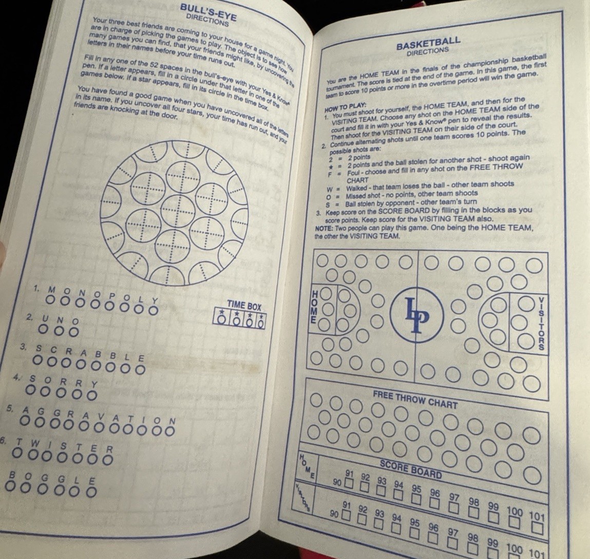 8 Yes & Know INVISIBLE INK Game Puzzle Quiz Books Lot Lee Pub 5 PENS Vtg READ