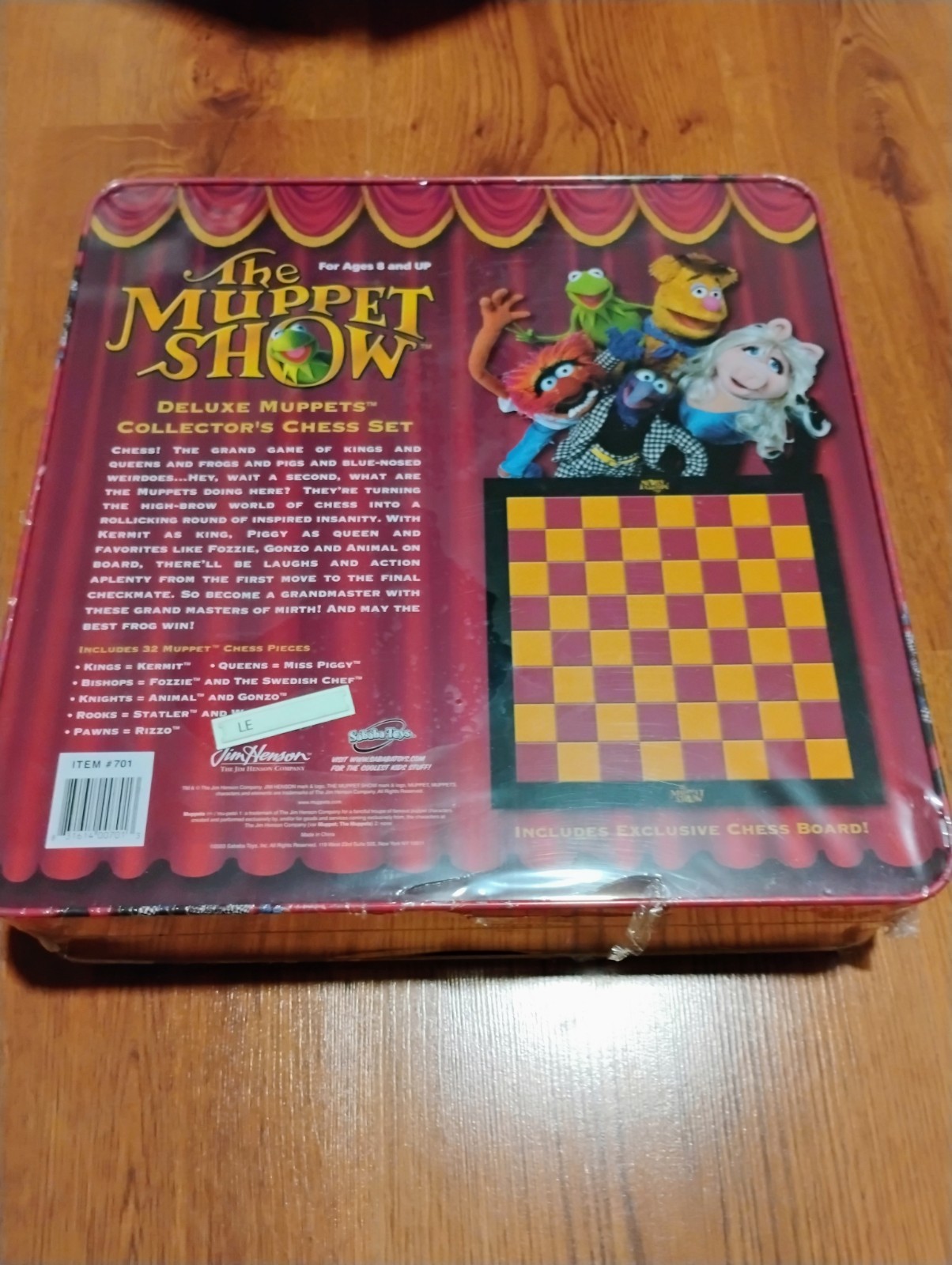 The Muppets Show Deluxe Chess Board Game set