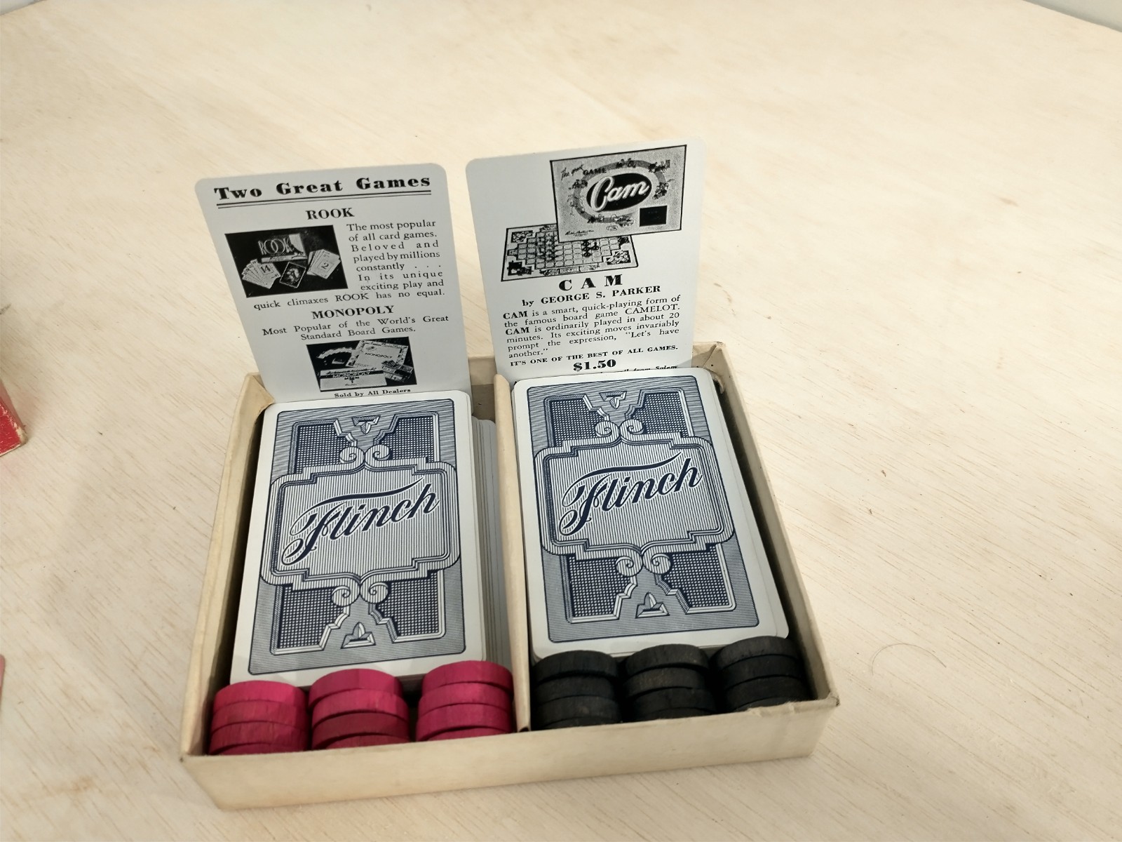 Vintage 1950’S Monopoly Popular Edition Parker Bros./ FLINCH 1938/