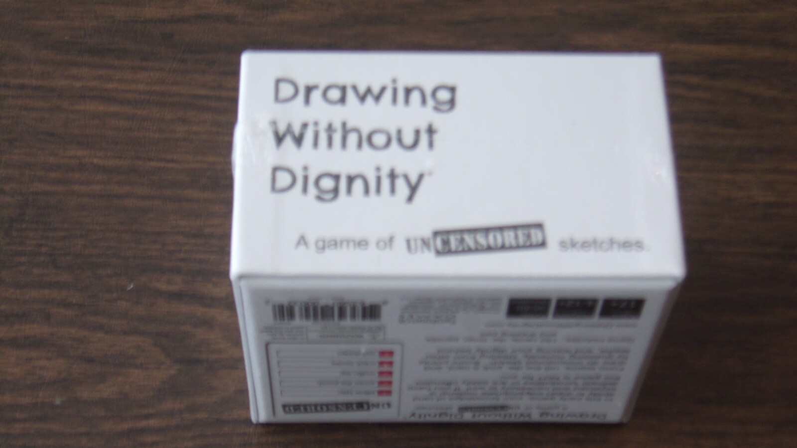 NIB 2018 Drawing Without Dignity A Party Game of Uncensored Sketches Adult 17+