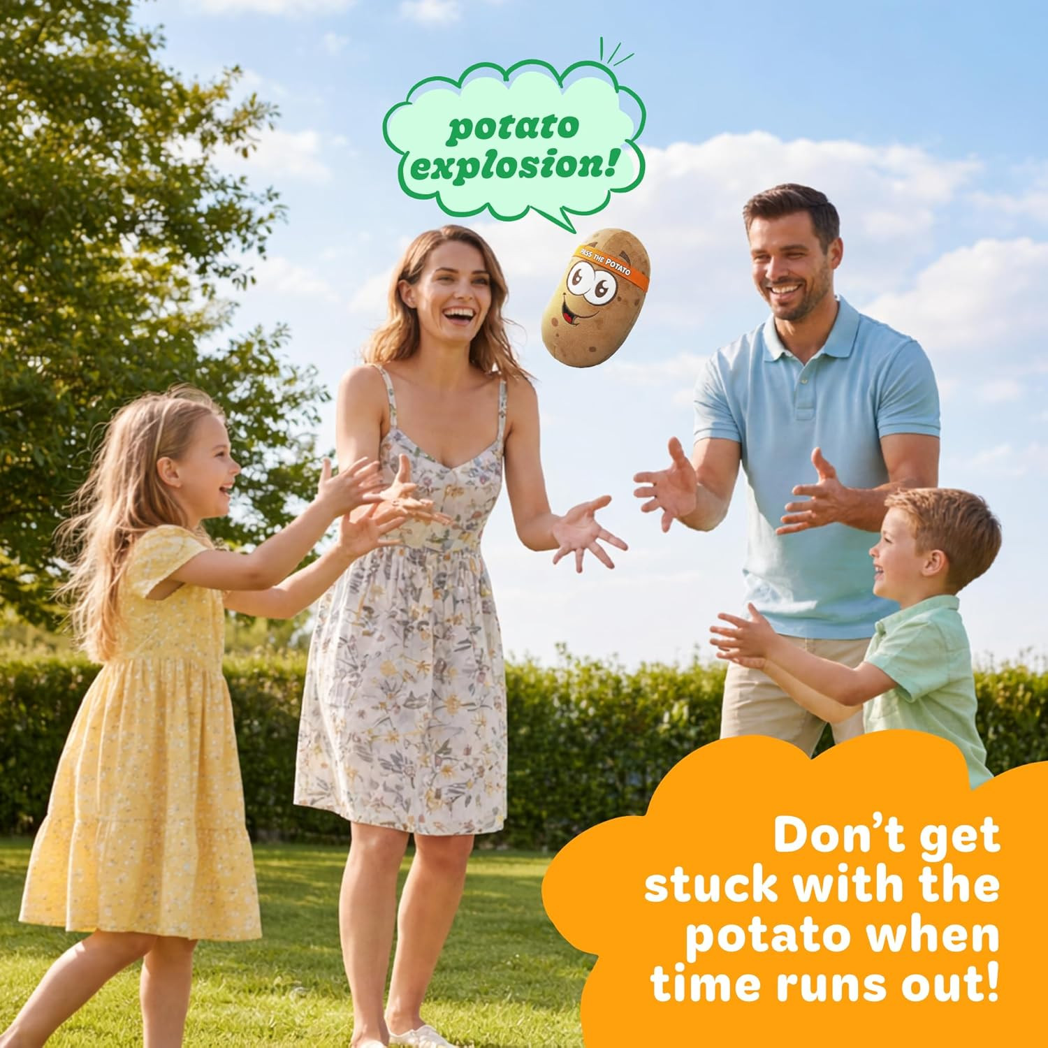 Move2Play, Pass The Potato | Hilariously Wild & Fun Kids Game | Easter Gift for