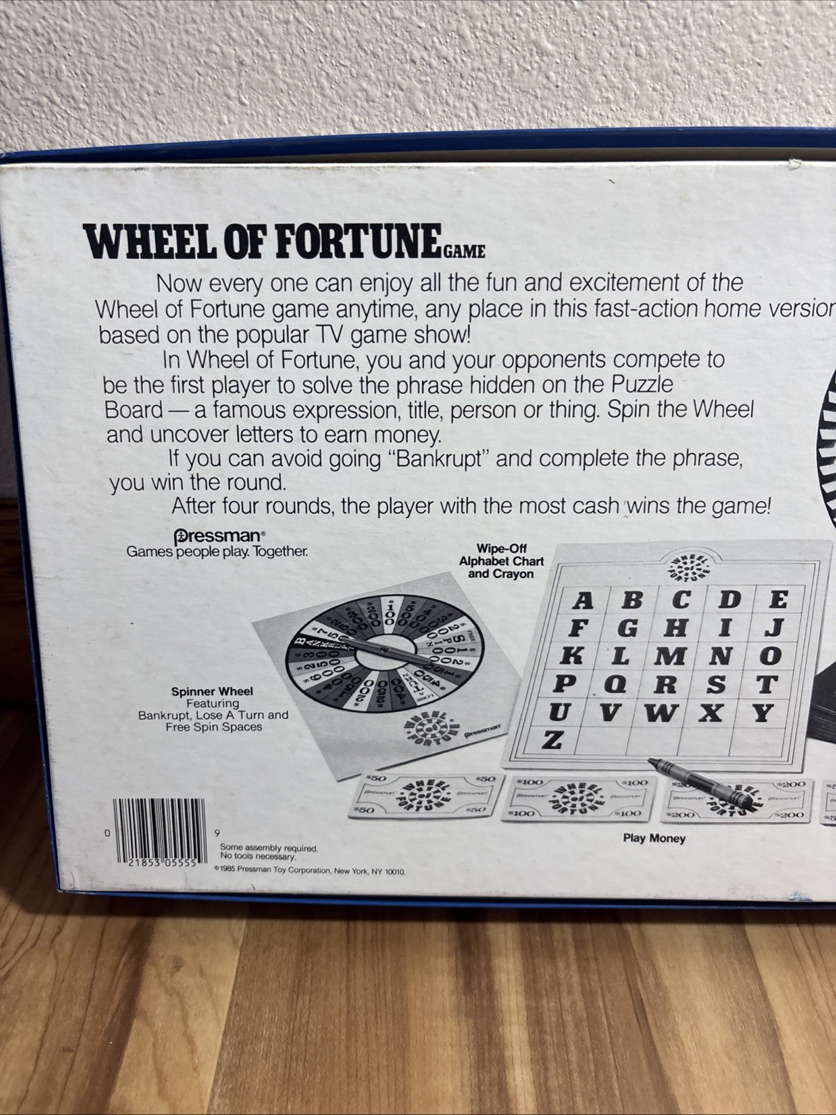 Wheel Of Fortune Game 2nd Edition Pressman 1985 Complete -1016SH