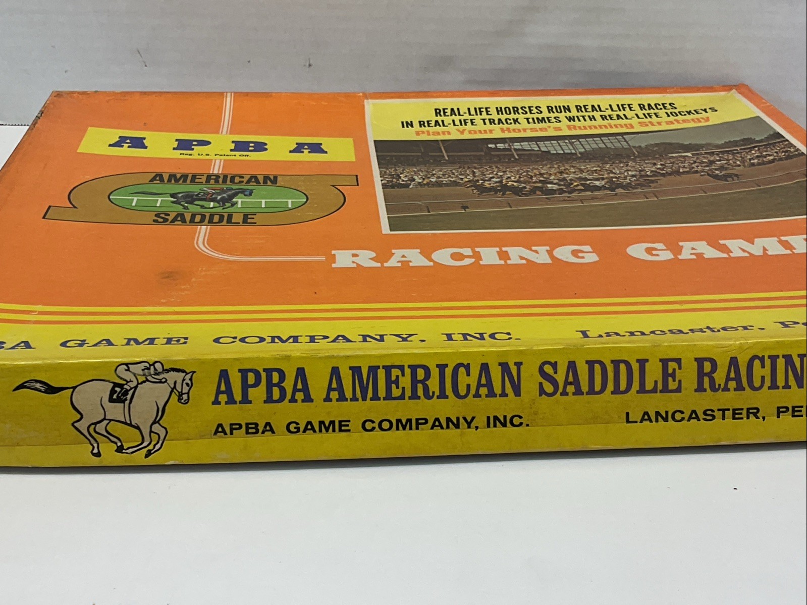 Vintage Apba American Saddle Horse Racing Board Game 1979 Complete