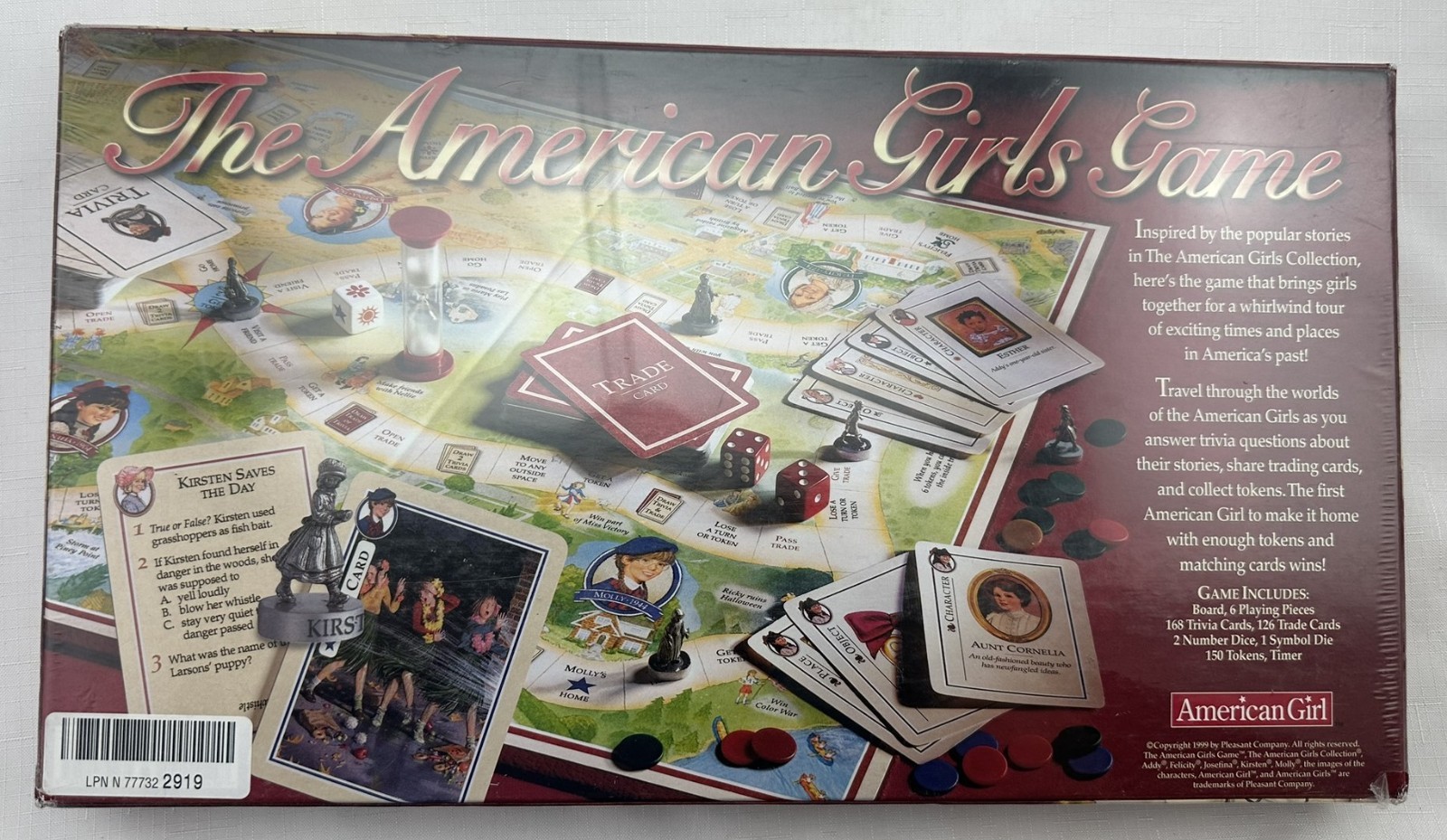 1999 The American Girls Game by Pleasant Co. Brand New Sealed FREE SHIPPING