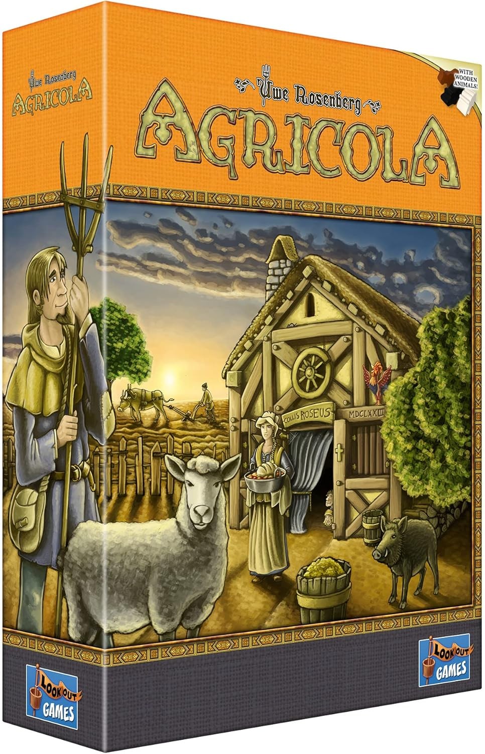 Lookout Games Agricola Strategy Board Game