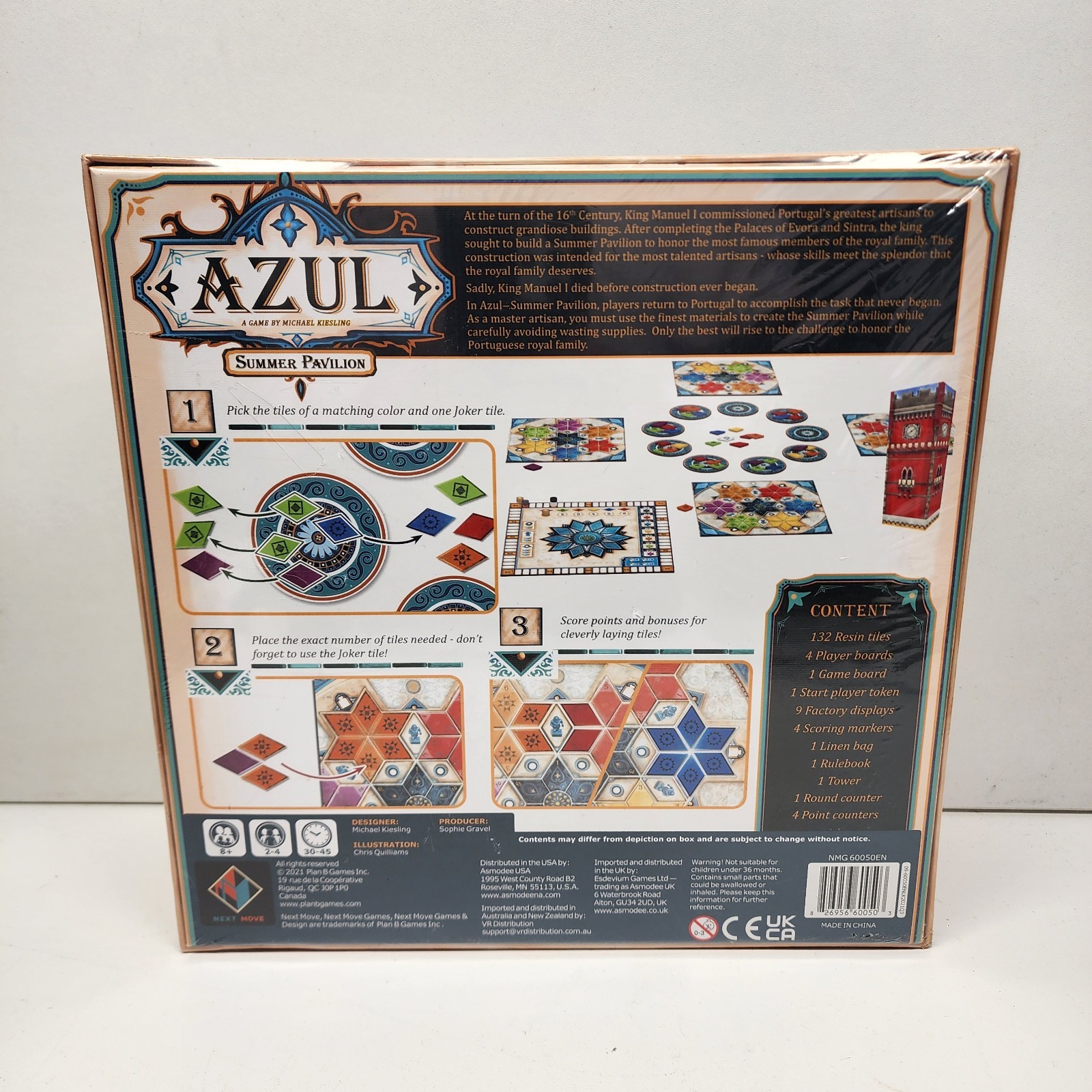 Azul Summer Pavilion Board Game by Next Move