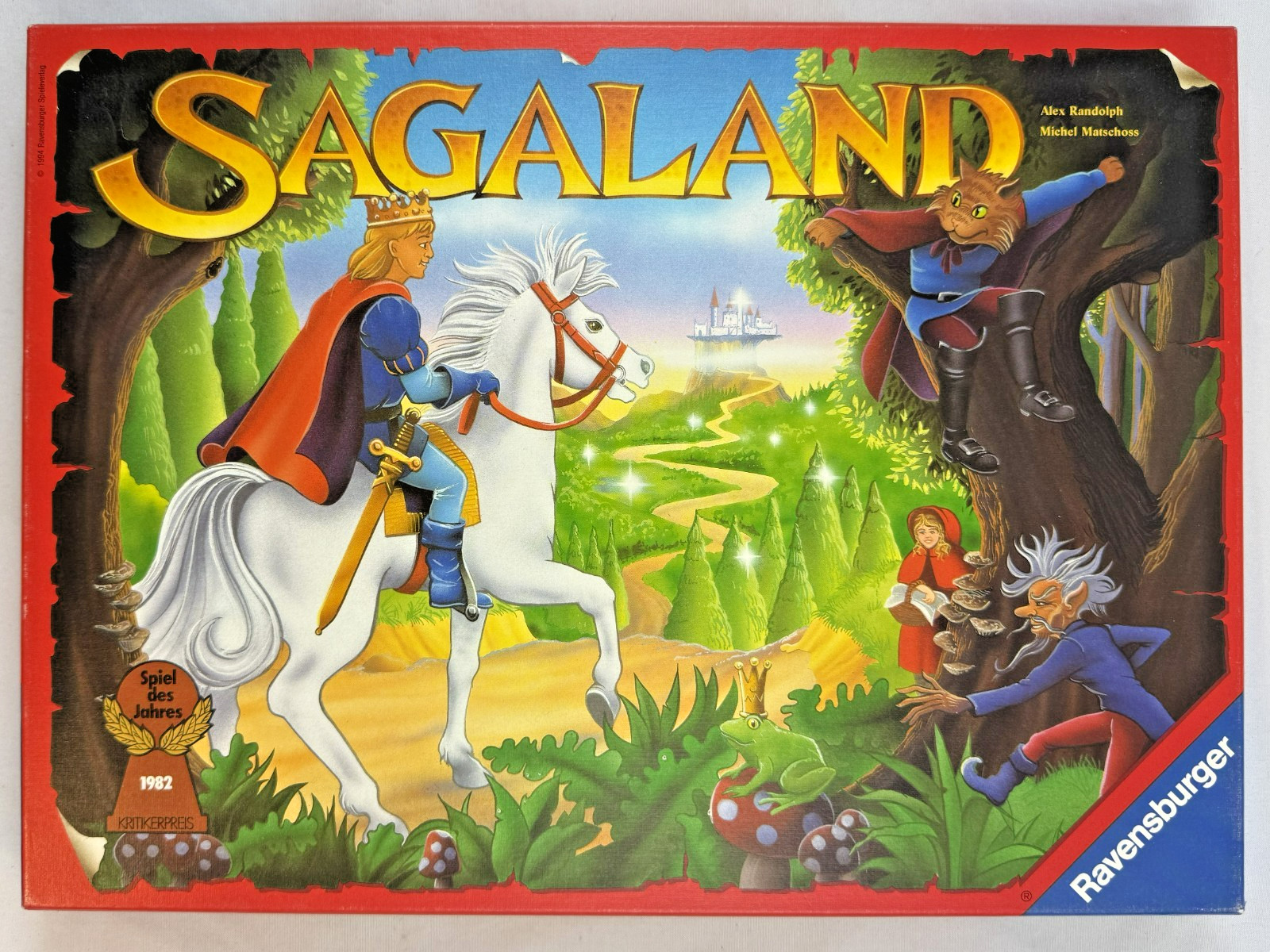 Ravensburger Sagaland Board Game Alex Randolph Complete Fairytale Forest Vint…