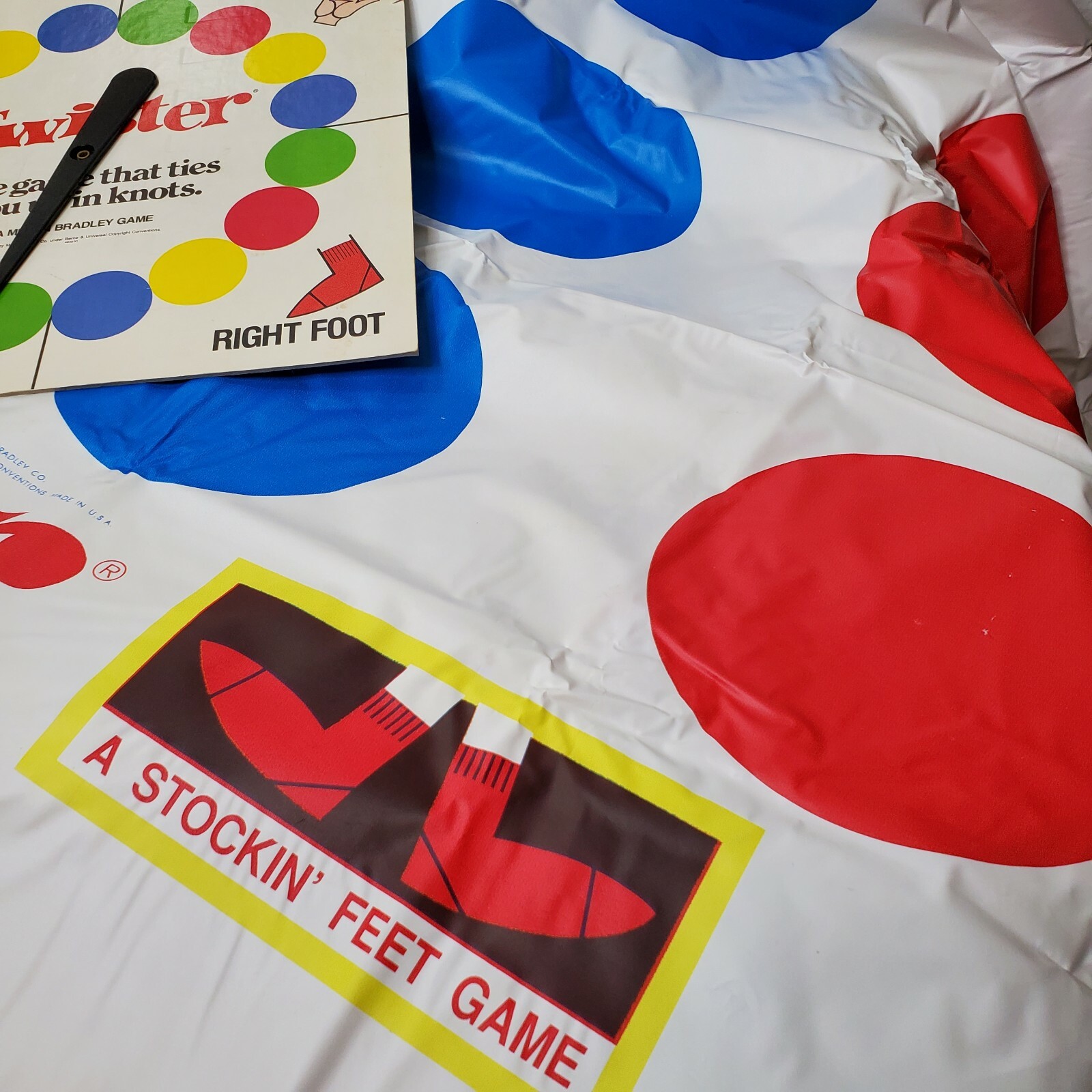 Vintage 1986 Twister Board Game Milton Bradley 80s Party Decor Game Night USA