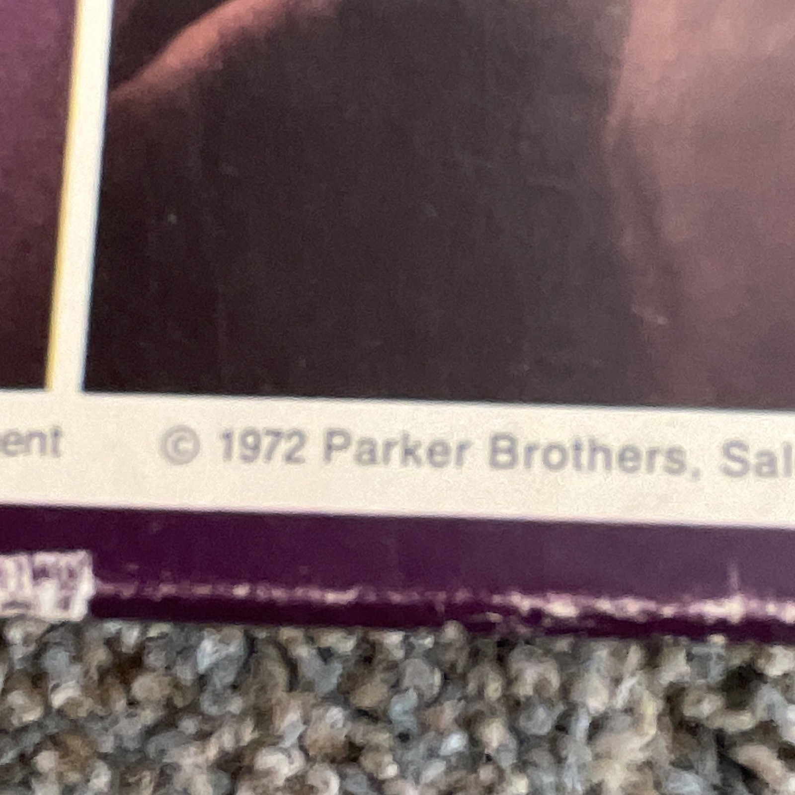 Parker Brothers Square Off Vintage 1972 Board Game 2 Players MPN 107