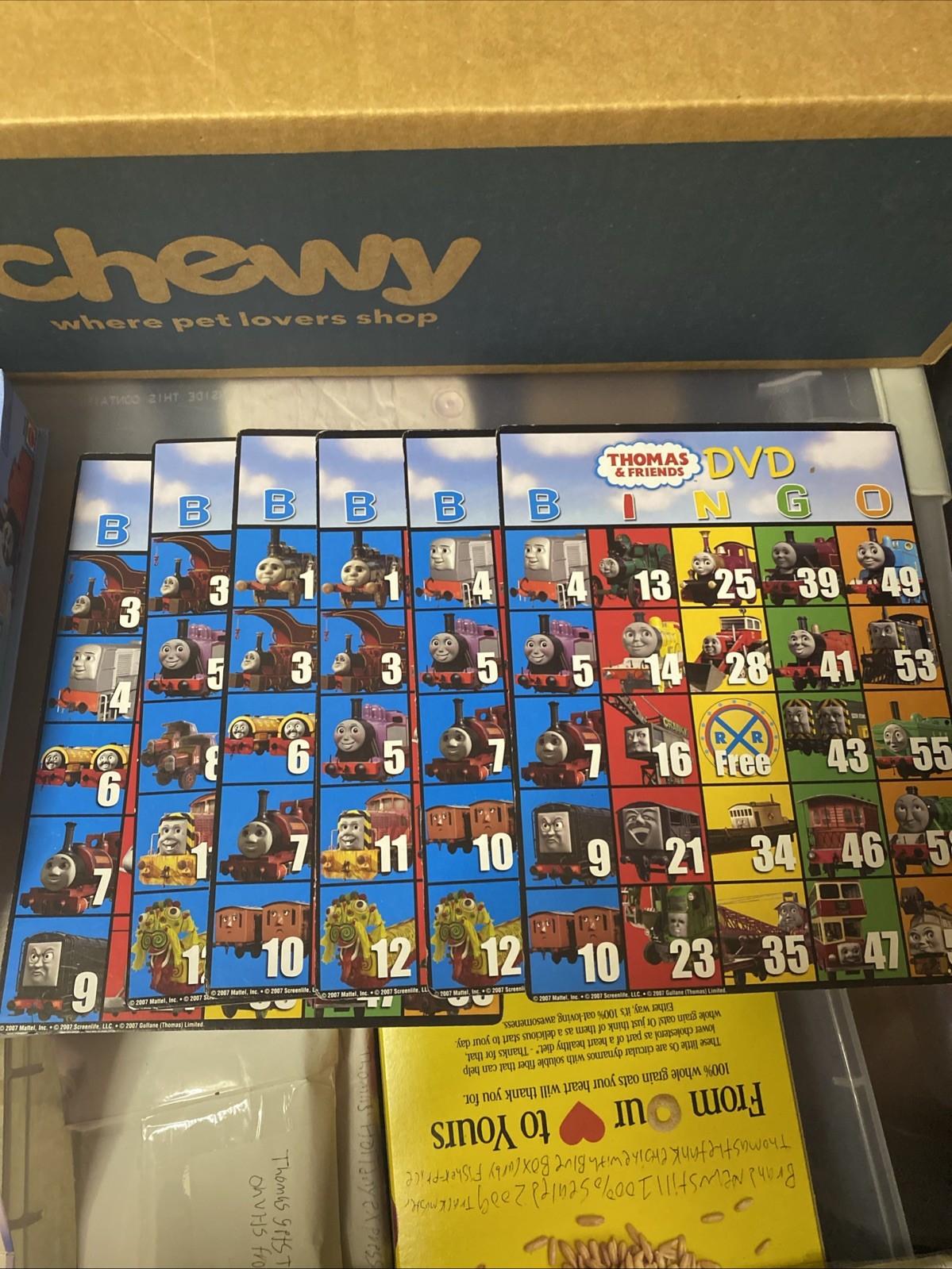 Thomas The Tank Engine & Friends DVD Bingo Game COMPLETE By ScreenLife 2007