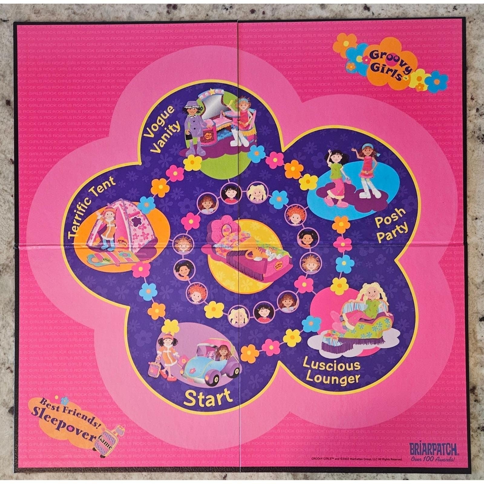 Groovy Girls Best Friends Sleepover Board Game 2002 Vintage 100% Complete