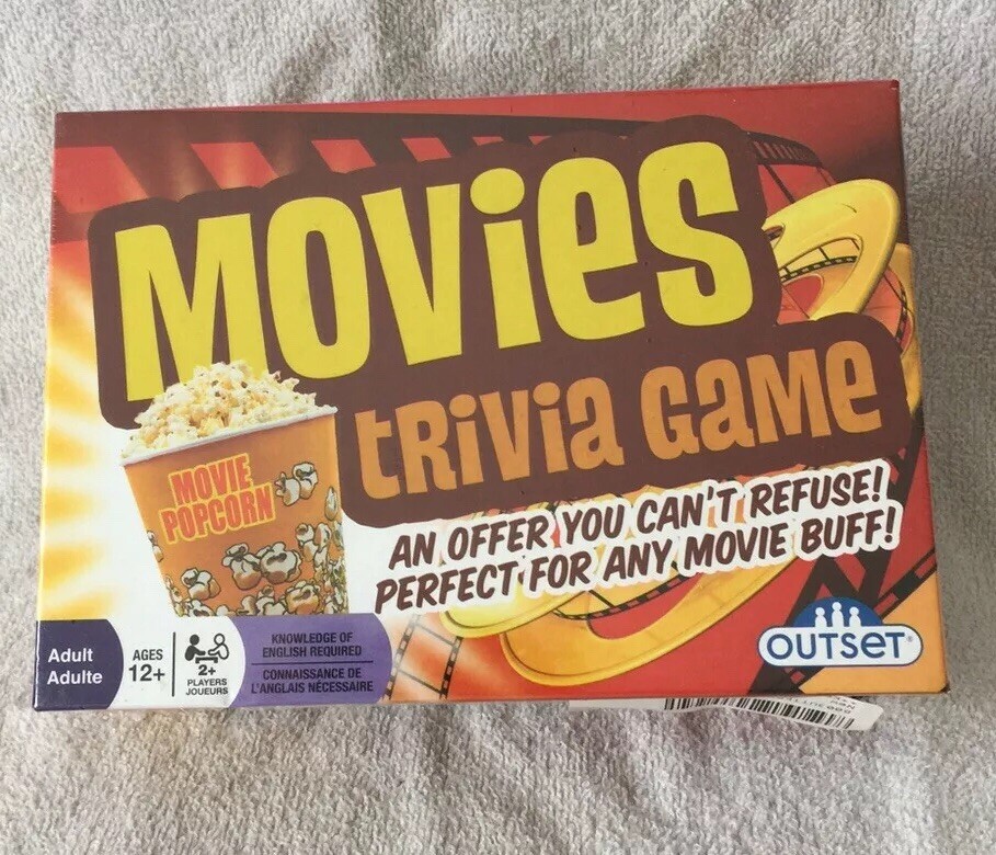 BRAND NEW Movies Trivia Game Outset 2018 SEALED – Family Game Night