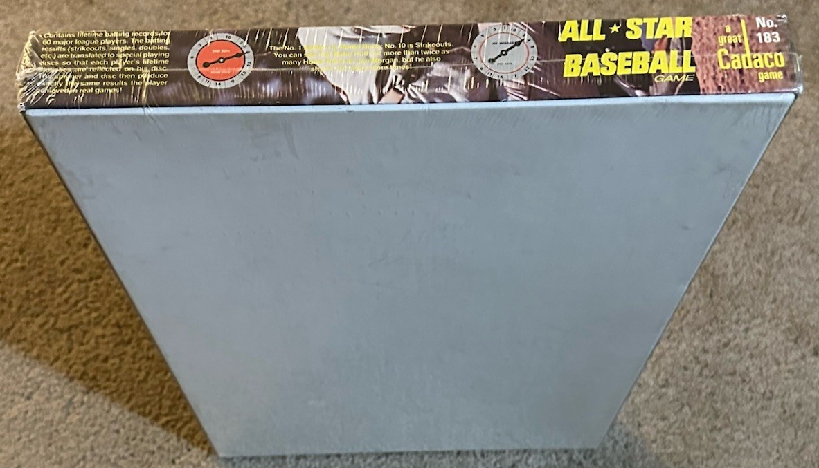 VTG Cadaco All-Star Baseball Game 1968 New Sealed MLB Board Game 1980s Release