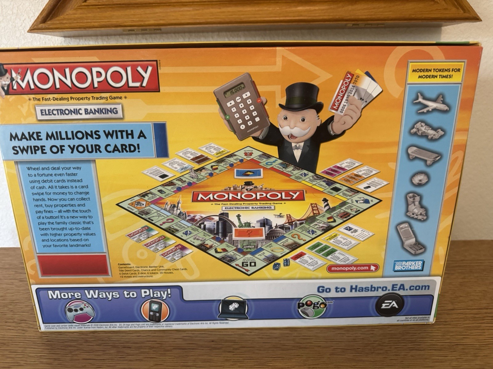 Monopoly Electronic Banking COMPLETE UNIT WORKS Hasbro 2008 US Cities
