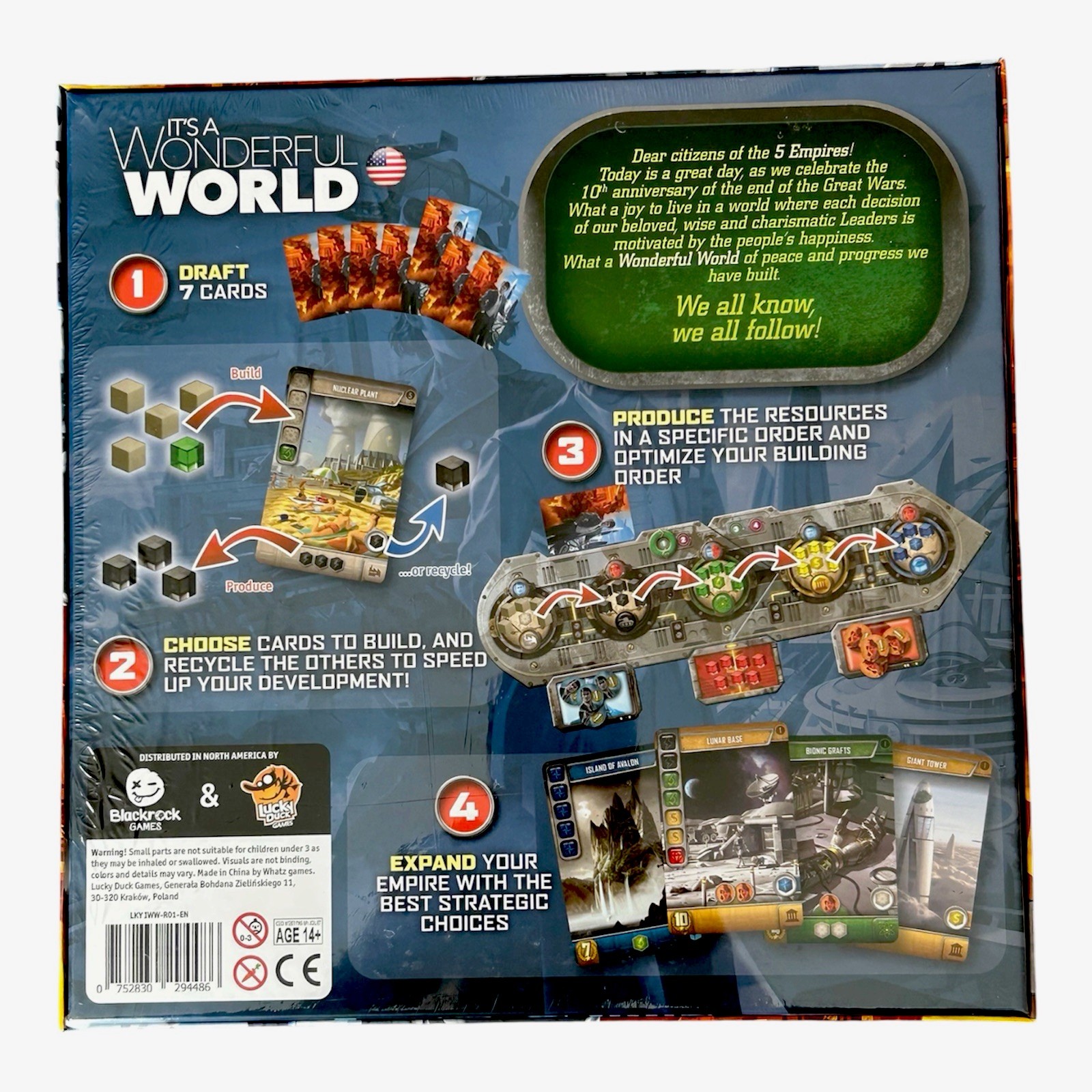IT’S A WONDERFUL WORLD board game ~ New and Sealed