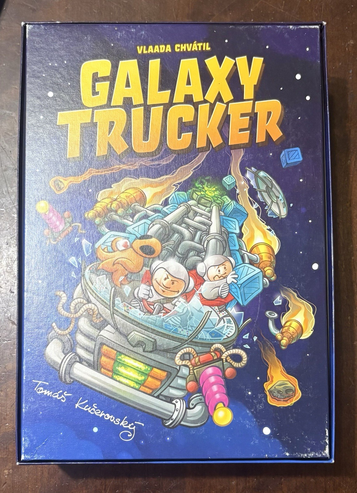 Galaxy Trucker Board Game Czech Games Edition CGE Promotion RARE HTF