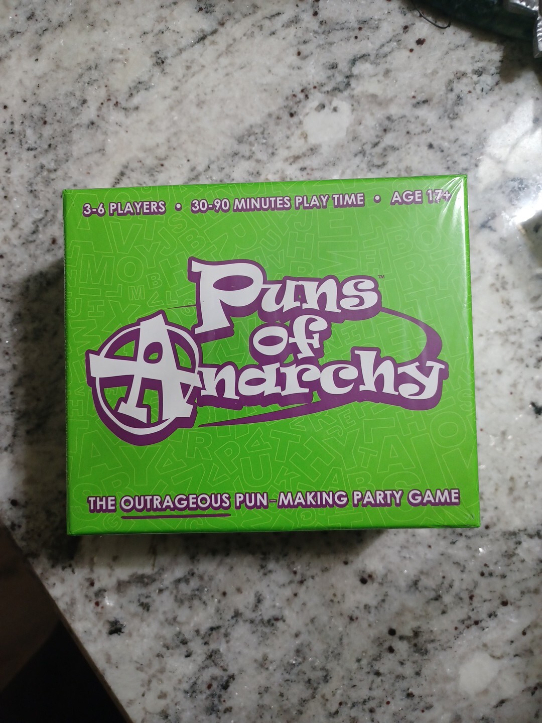 Puns of Anarchy The Outrageous Pun-Making Party Game Deck Card Games NIB Sealed