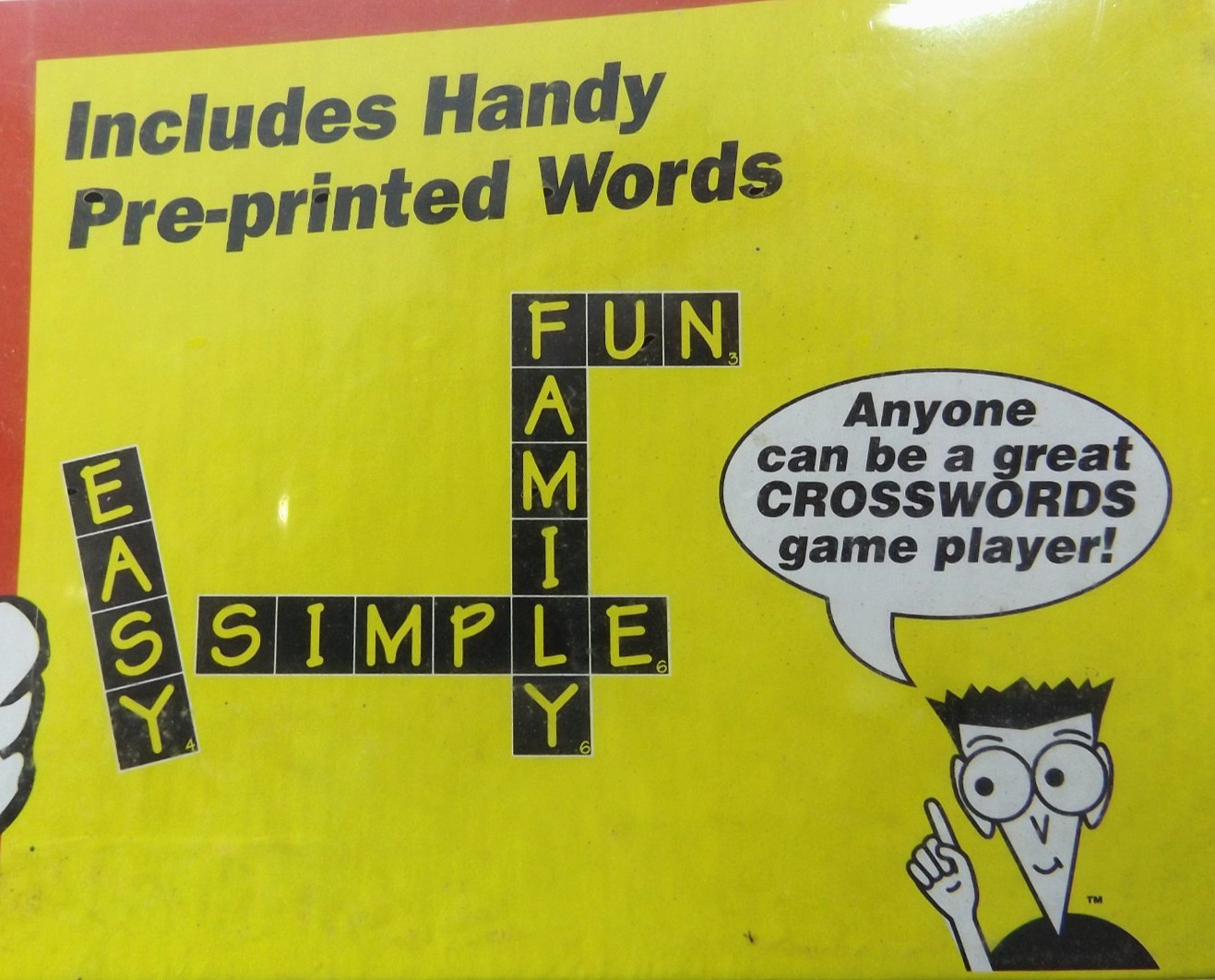 Vintage 1998 CROSSWORDS for Dummies Game 2/4 Pls Age 12+NEW Sealed-FREE SHIPPING