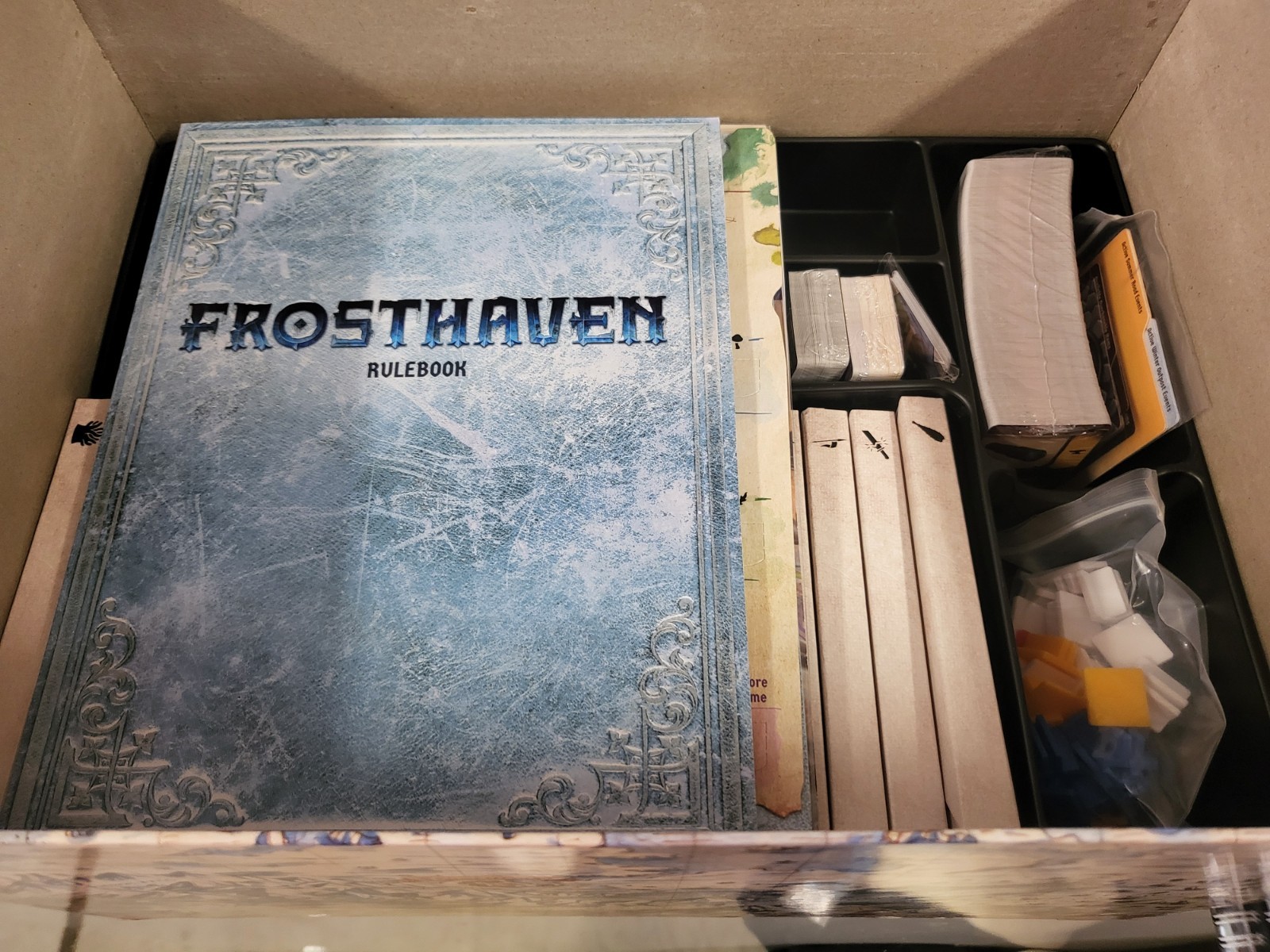 Cephalofair Games Frosthaven Fantasy Board Game, 1-4 Players, Ages 14+ Open Box