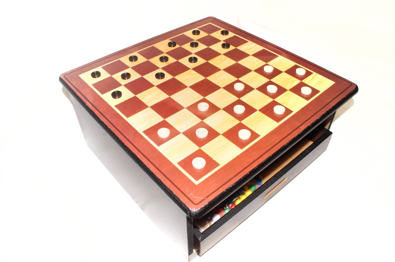 Deluxe Game Gallery 12 in 1 Game House w/ 12 Classic Games w/ Wooden Game Chest