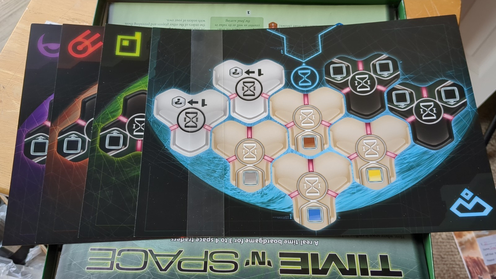 Time N Space Board Game, by Stronghold Games, Tobias Stapelfeldt, 2013