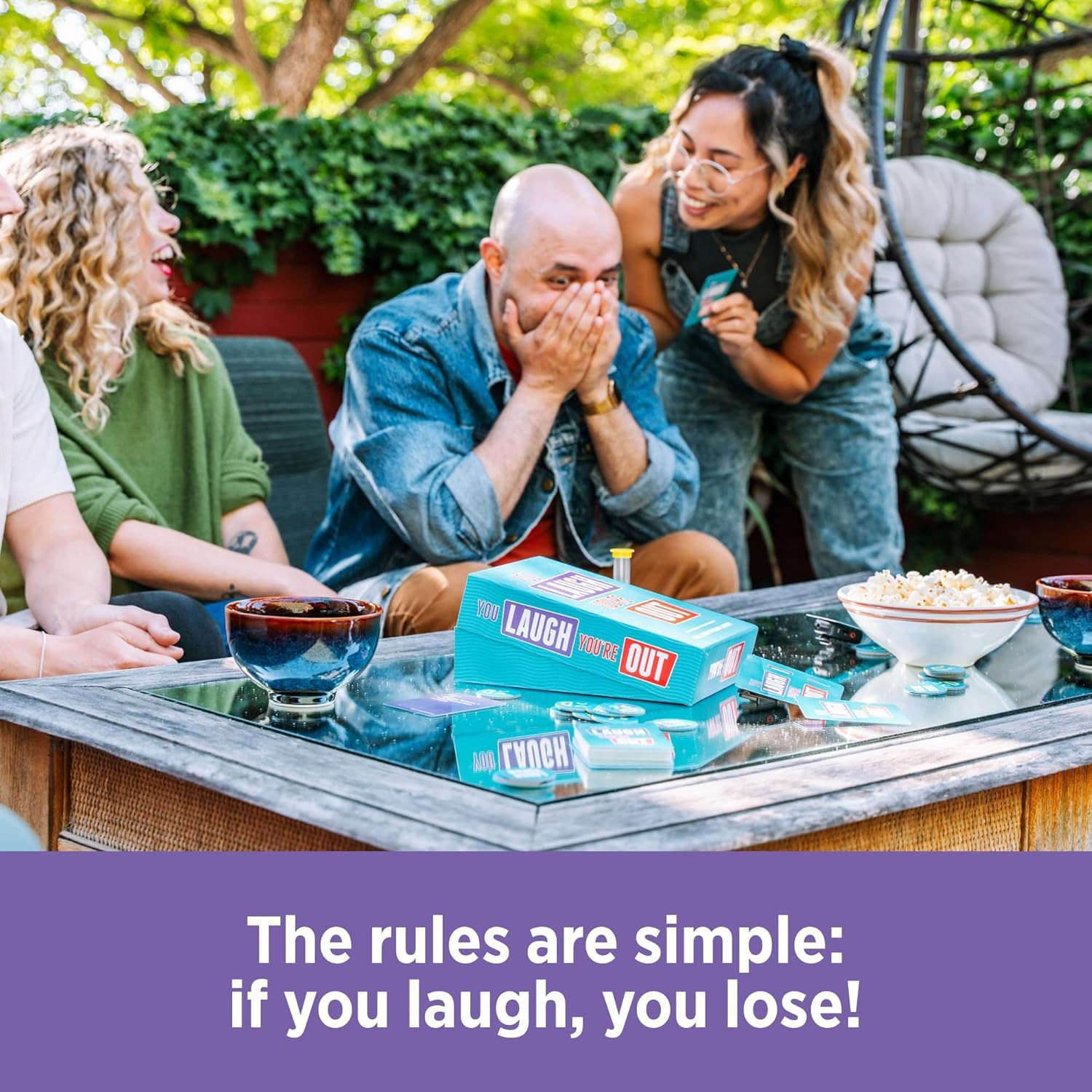 You Laugh You’Re Out [A Party Game with Hilarious Charades Family Card Games for