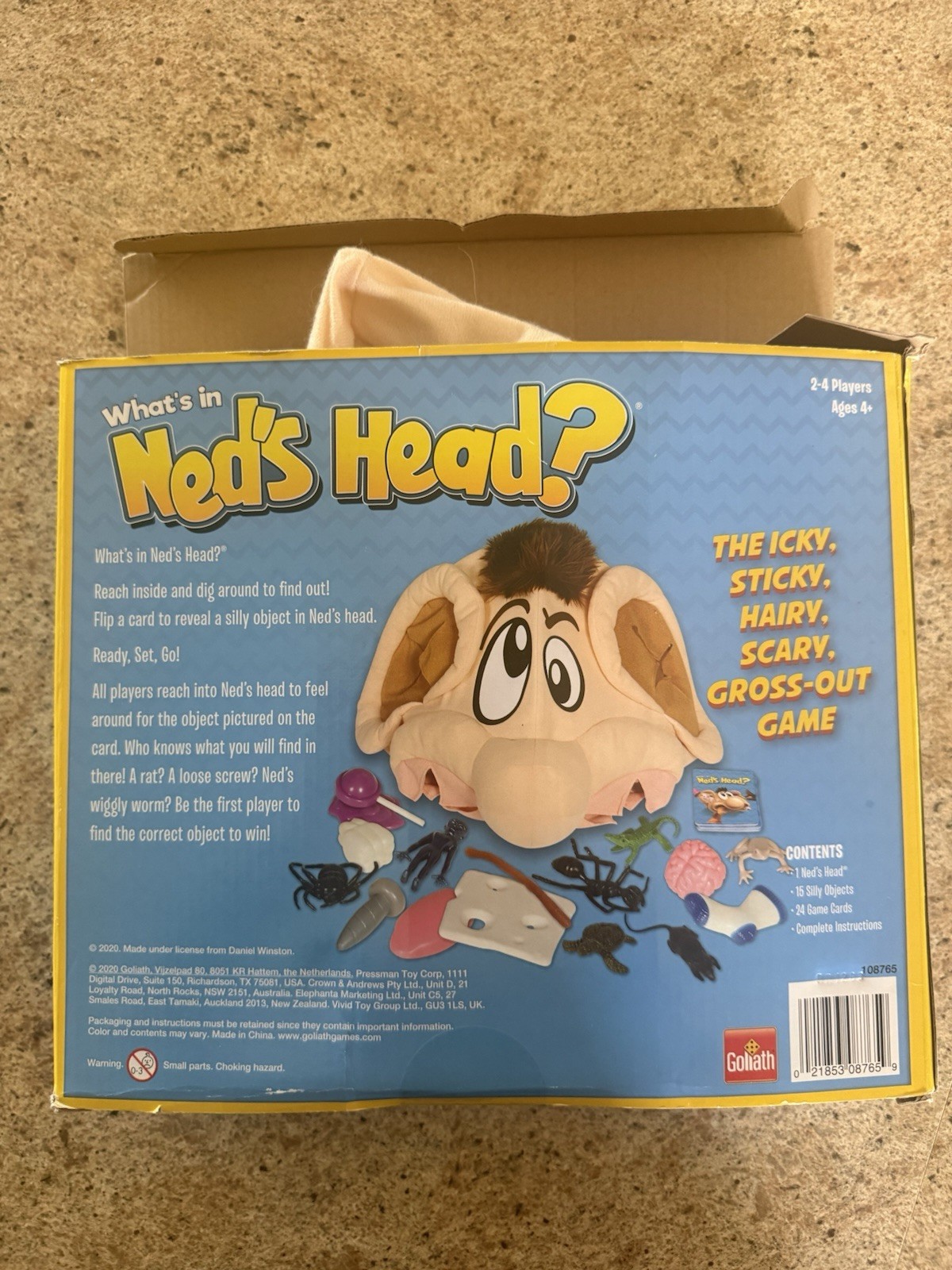 WHAT’S IN NED’S HEAD? – Family Game GROSS-OUT FUN – Goliath Games 2020