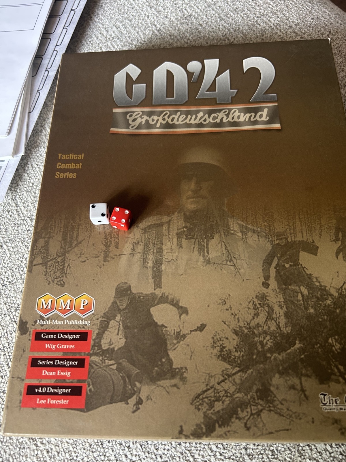 GD ’42: Grossdeutschland The Gamers, Multi Man Publishing-opened never played-G1
