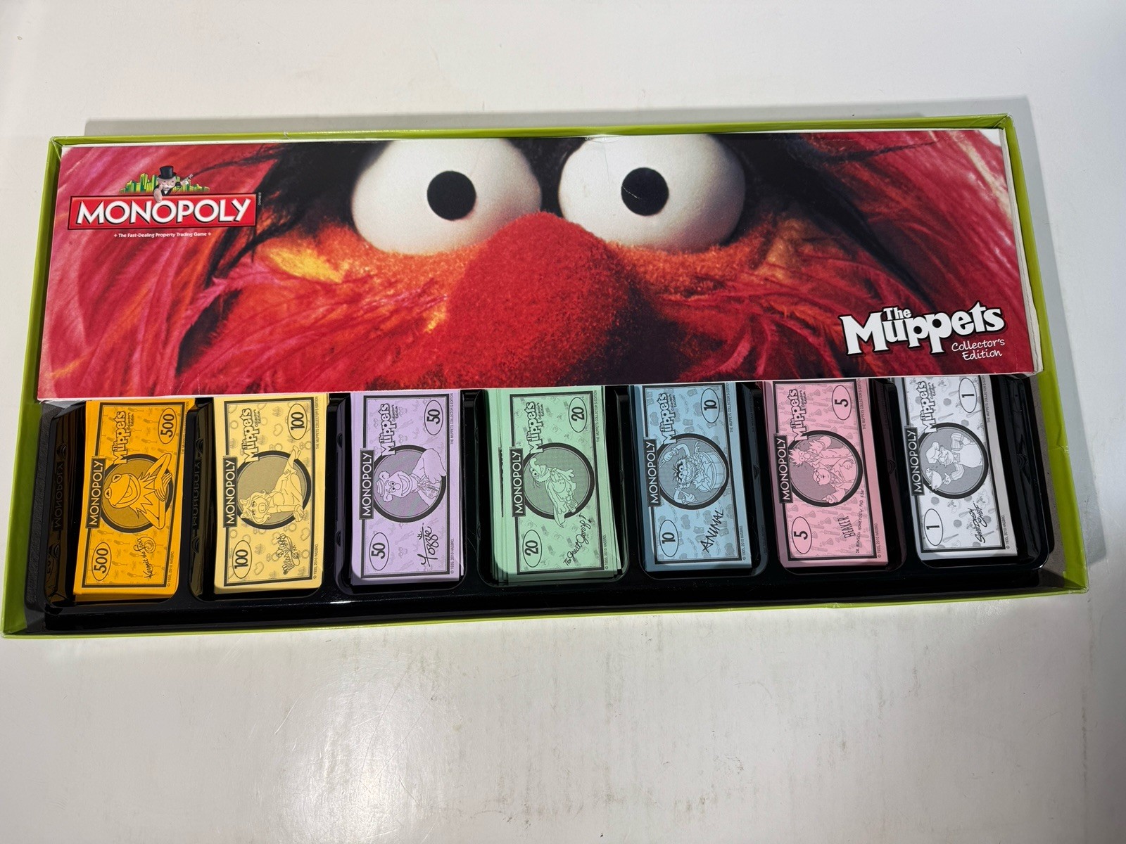 Monopoly The Muppets Collector’s Edition Board Game 2010 Incomplete 4 Tokens