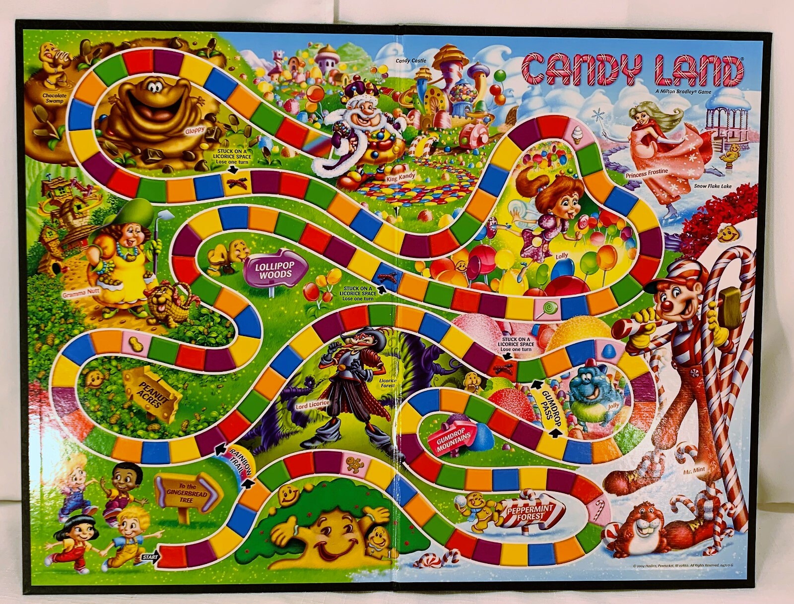 2002 Candy Land Board Game by Milton Bradley Complete Very Good Cond FREE SHIP