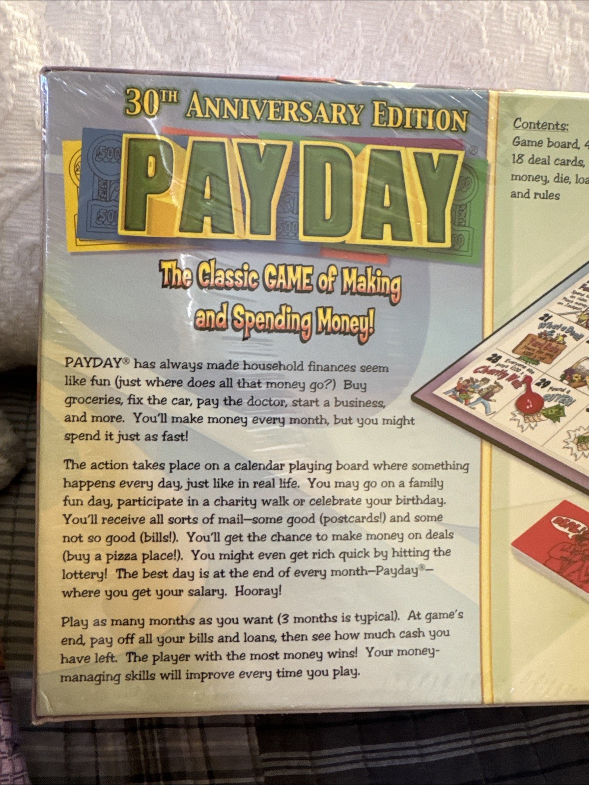 Pay Day 30th Anniversary Edition New Factory Sealed