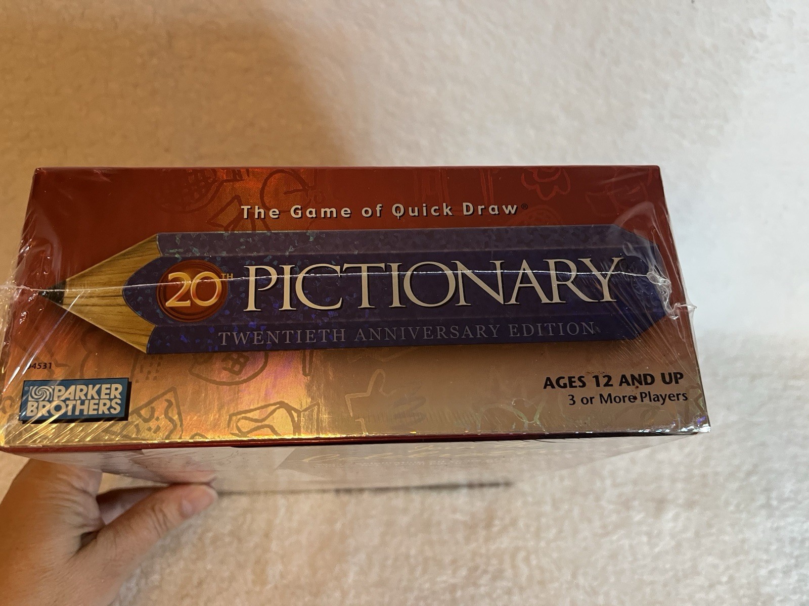 Pictionary The Game of Quick Draw 20th Anniversary Edition Parker Brother SEALED