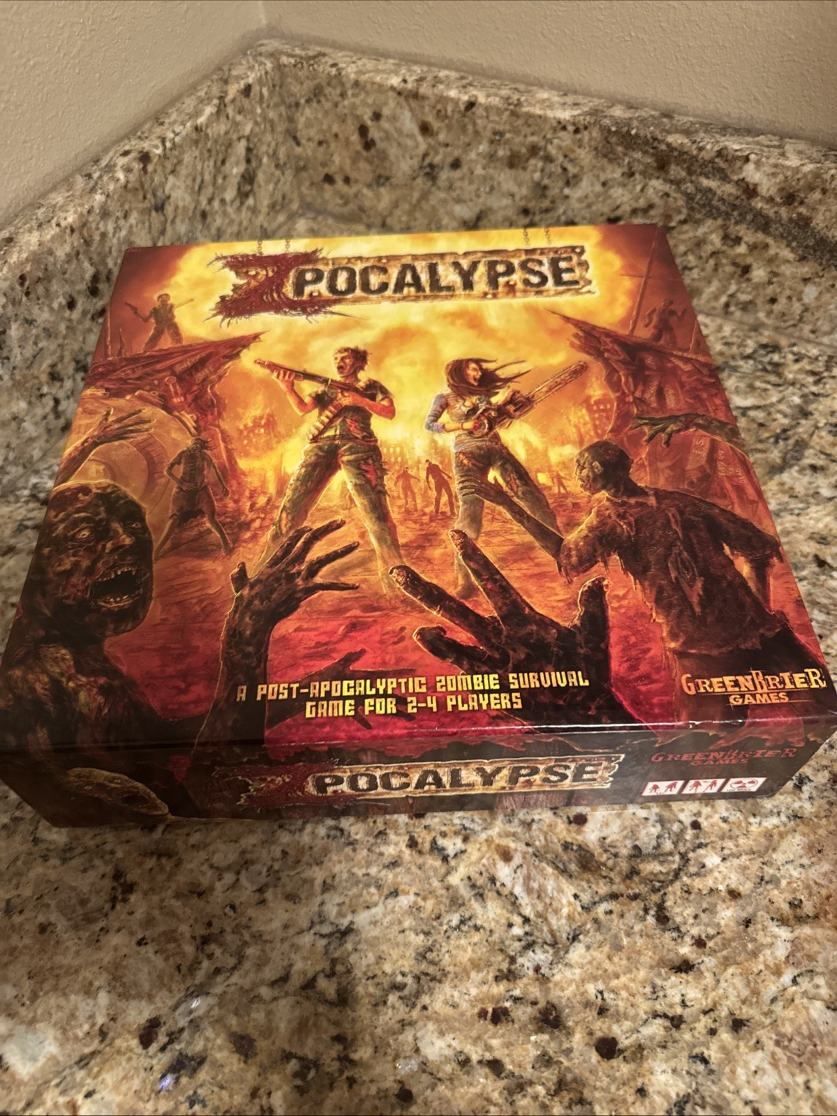 Zpocalypse Board Game Complete 2013 Zombie Survival Game Greenbreier