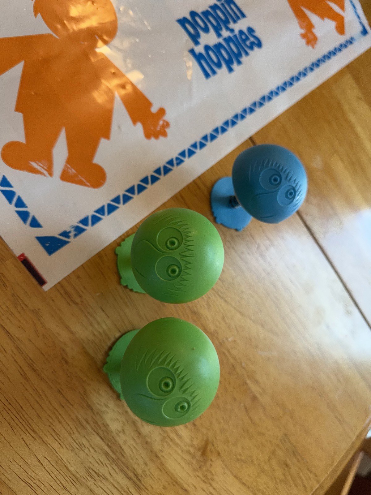 Poppin Hoopies 1968 Board Game Ideal Toys Board Pieces Box missing 1 hoppie