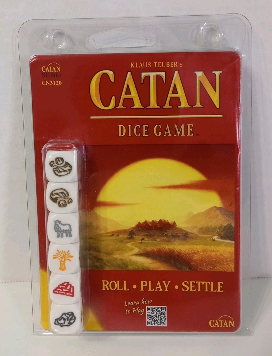 Catan Dice Game Clamshell Edition Catan Studios CN3120 Settlers Family. New 🔥