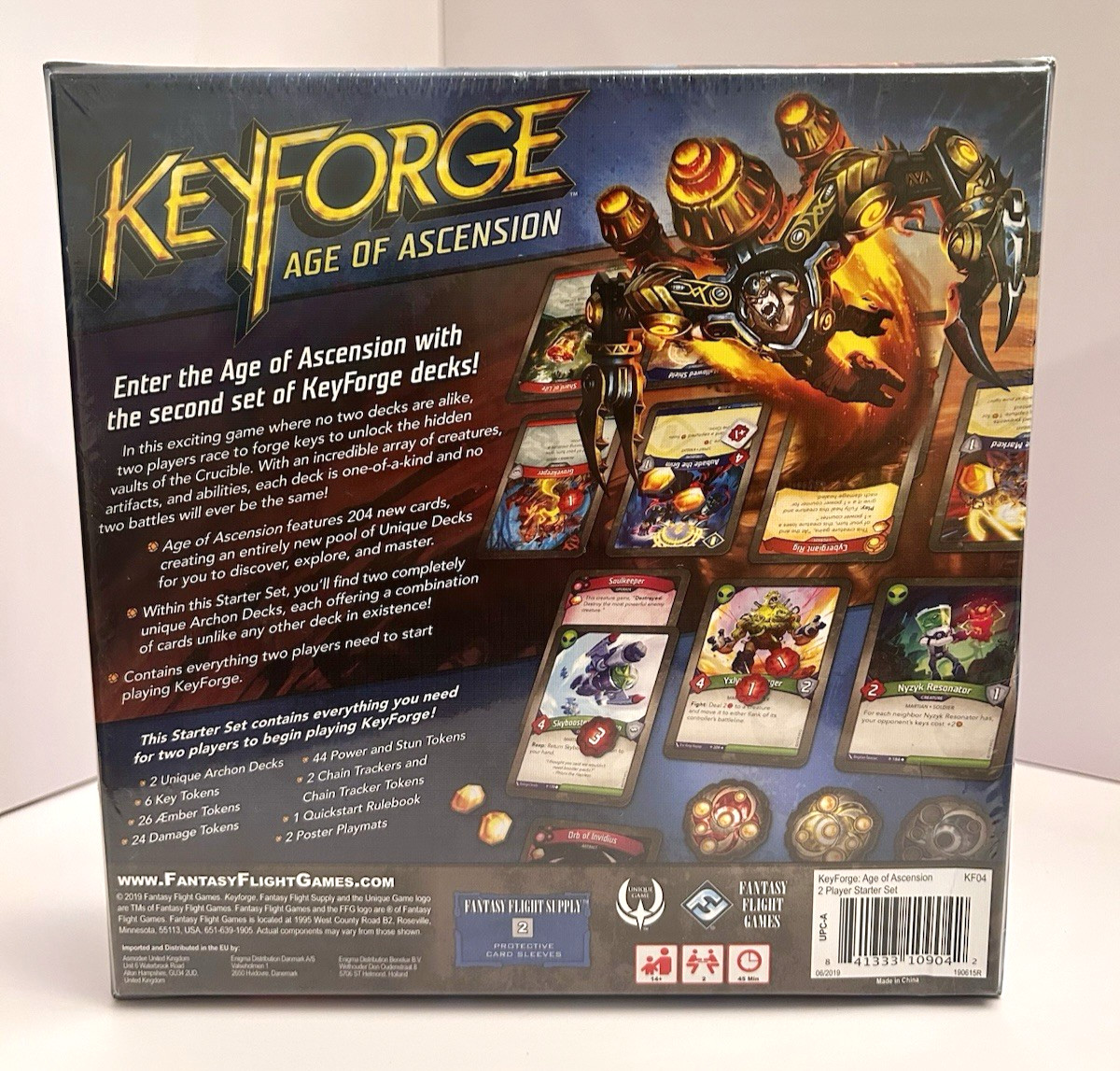 KeyForge Age of Ascension Starter Set SEALED 2019 w/ 2 Unique Archon Decks