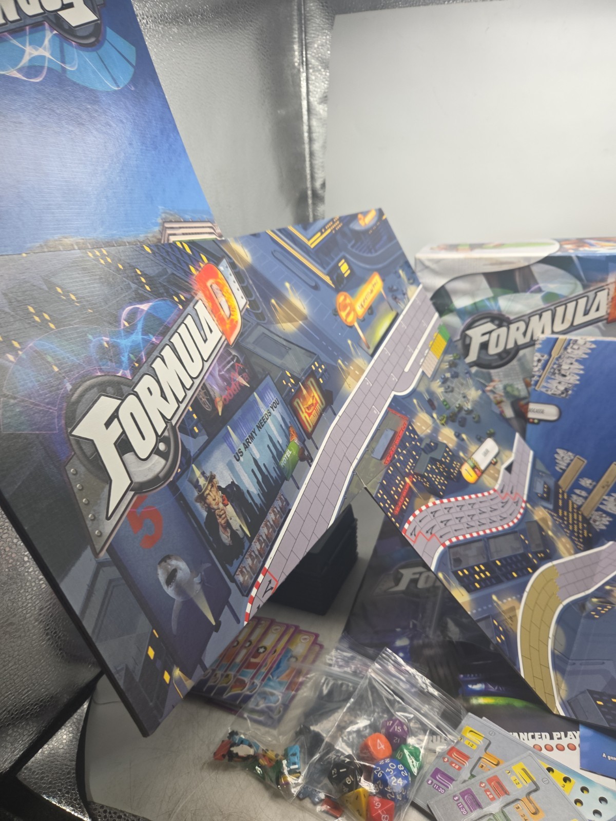 Formula D Board Game by Asmodee 2013 Playmachine Racing Cult