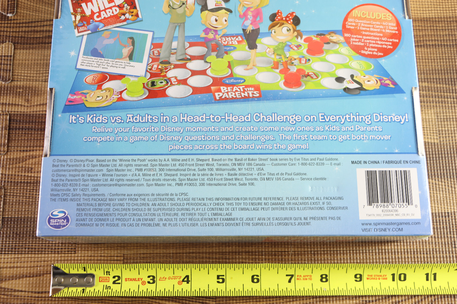 Disney Beat the Parents Kids vs. Grown Ups Who Knows Disney Best? Game SEALED