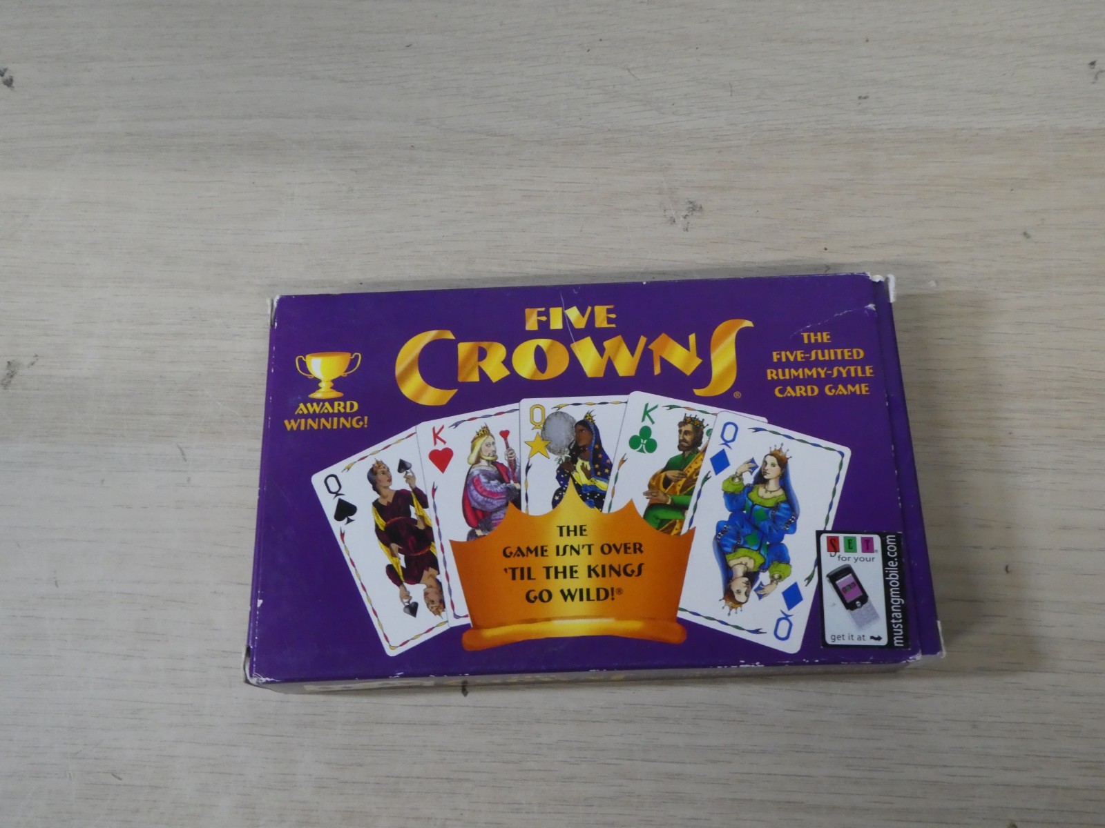 Playmonster Five Crowns The Game isnt Over until the Kings Go Wild Complete
