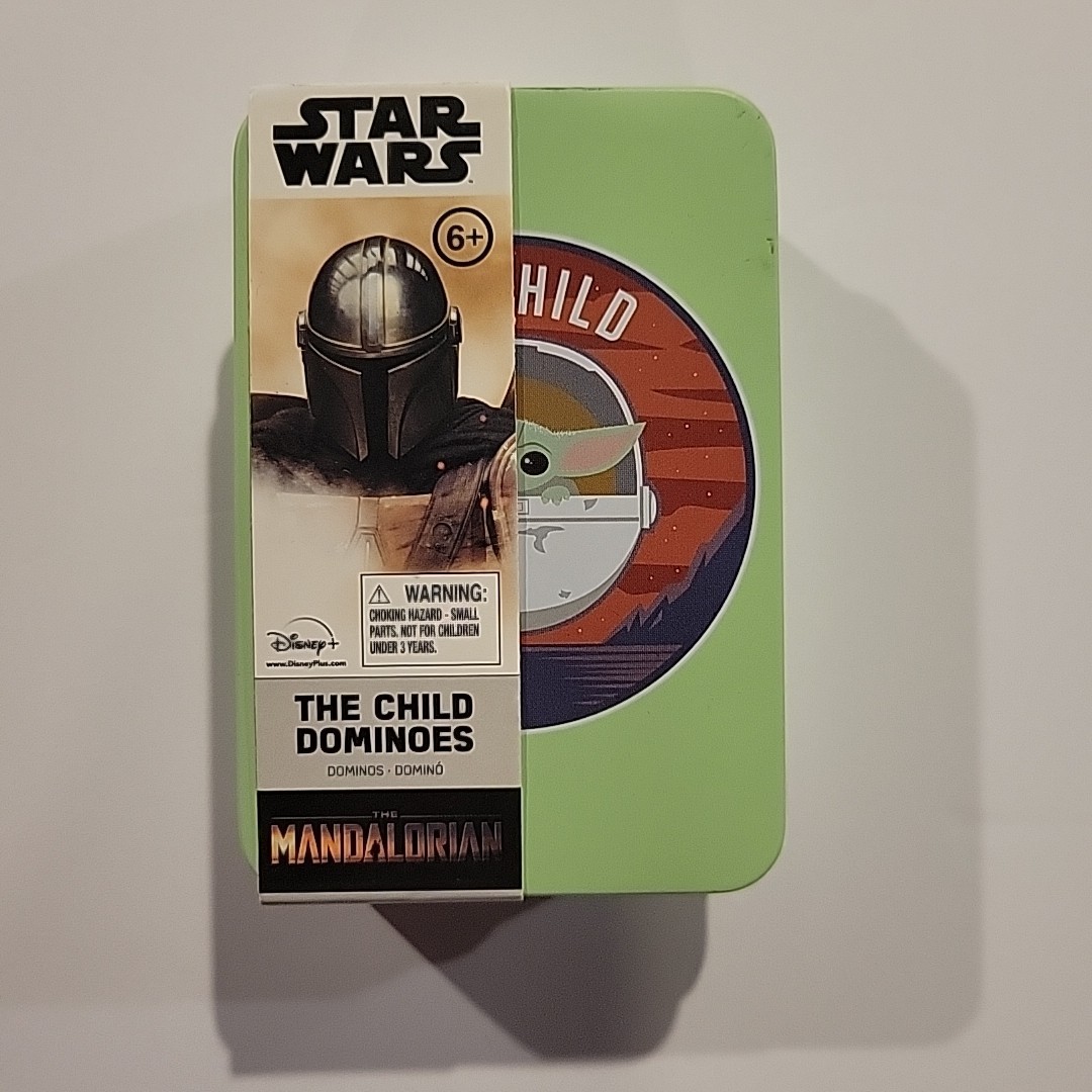 Baby Yoda Dominoes Game Mandalorian The Child Grogu Disney Star Wars ~New Sealed