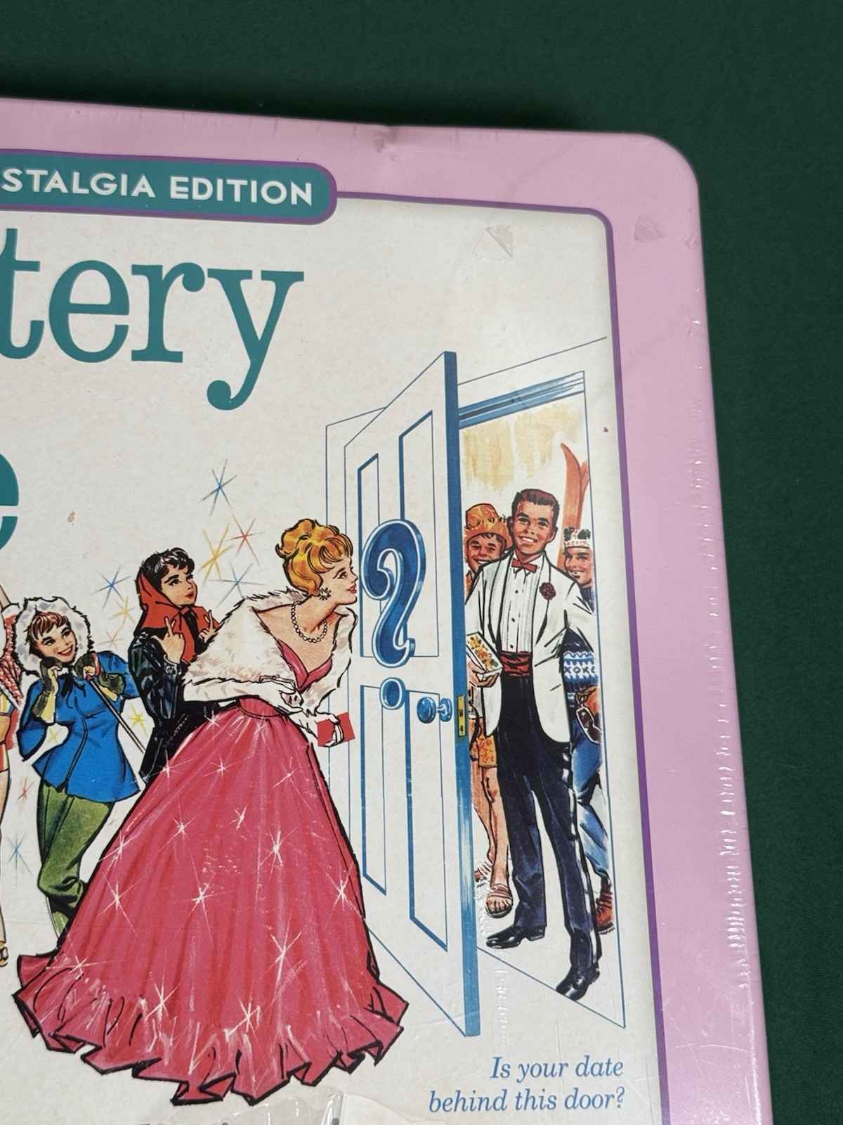 HASBRO Mystery Date Board Game Nostalgic Edition Damaged Tin NWD $40
