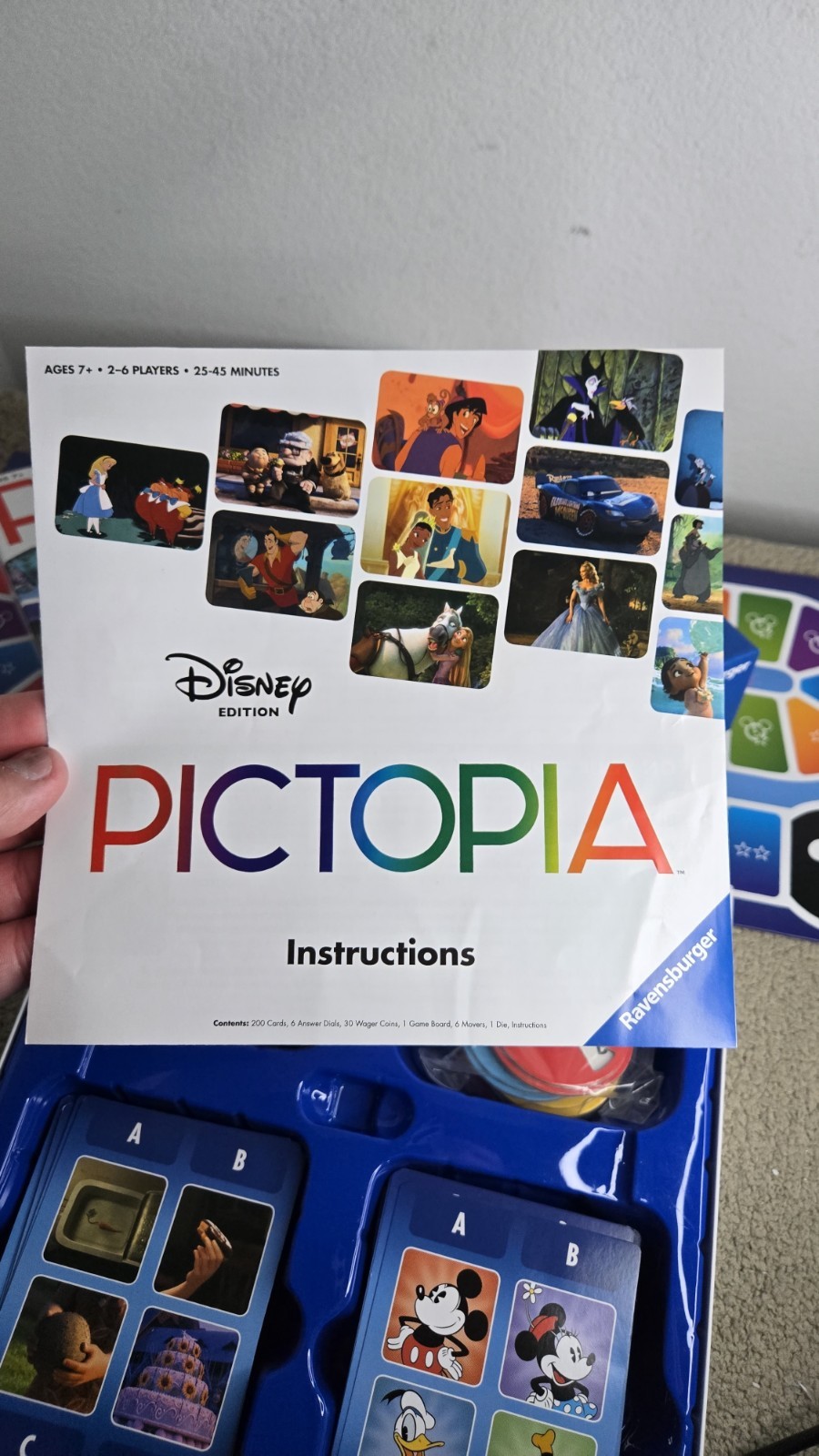 Ravensberger Pictopia Disney Edition The Ultimate Picture Trivia Family Game