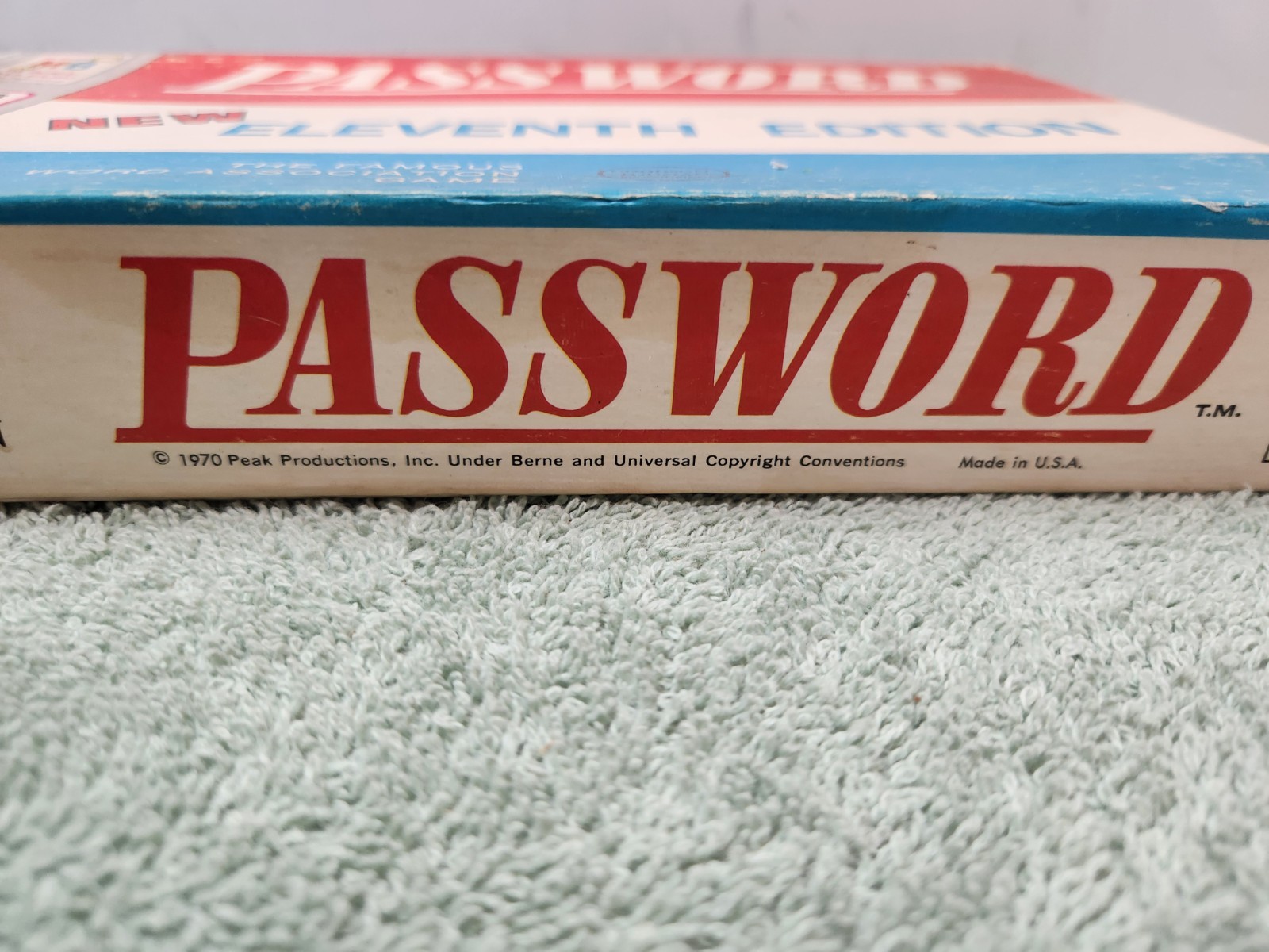 Vintage 1970 Password Game New 11th Edition Milton Bradley Complete #4260