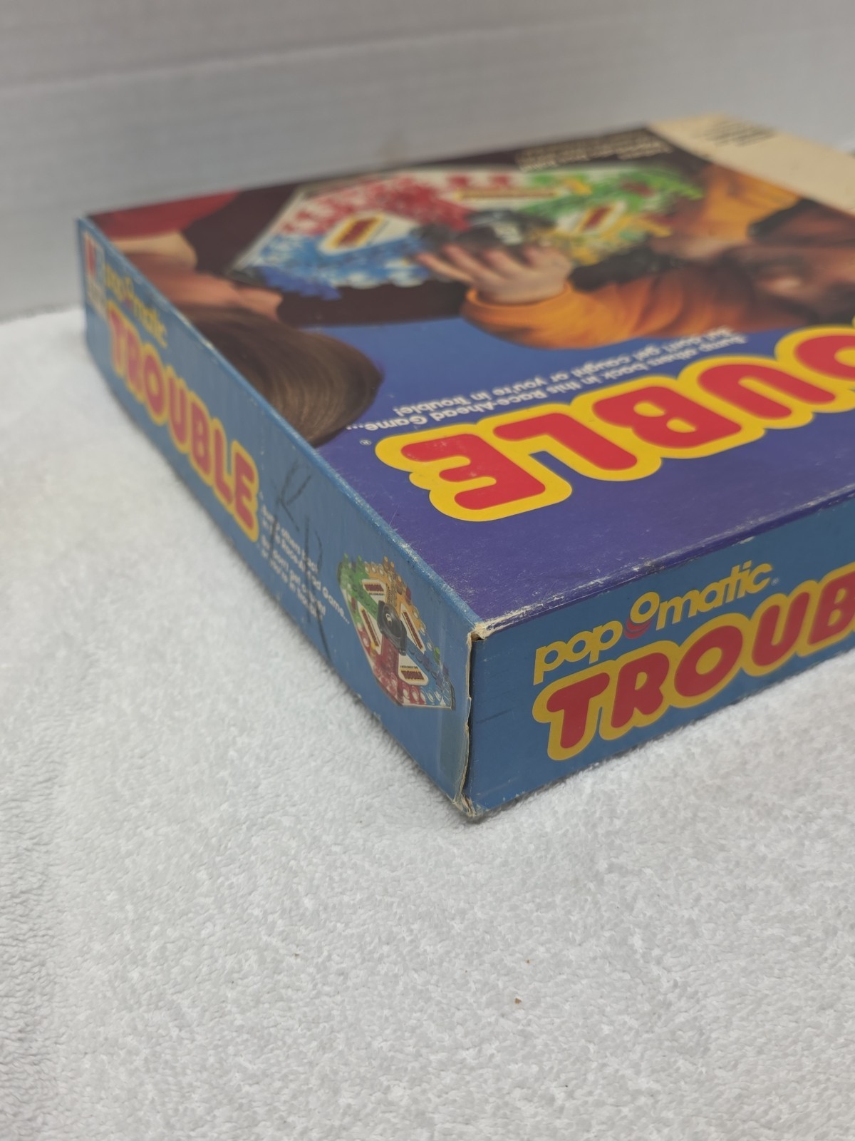 Vintage 1986 Trouble Board Game Pop O Matic Milton Bradley Complete & Works