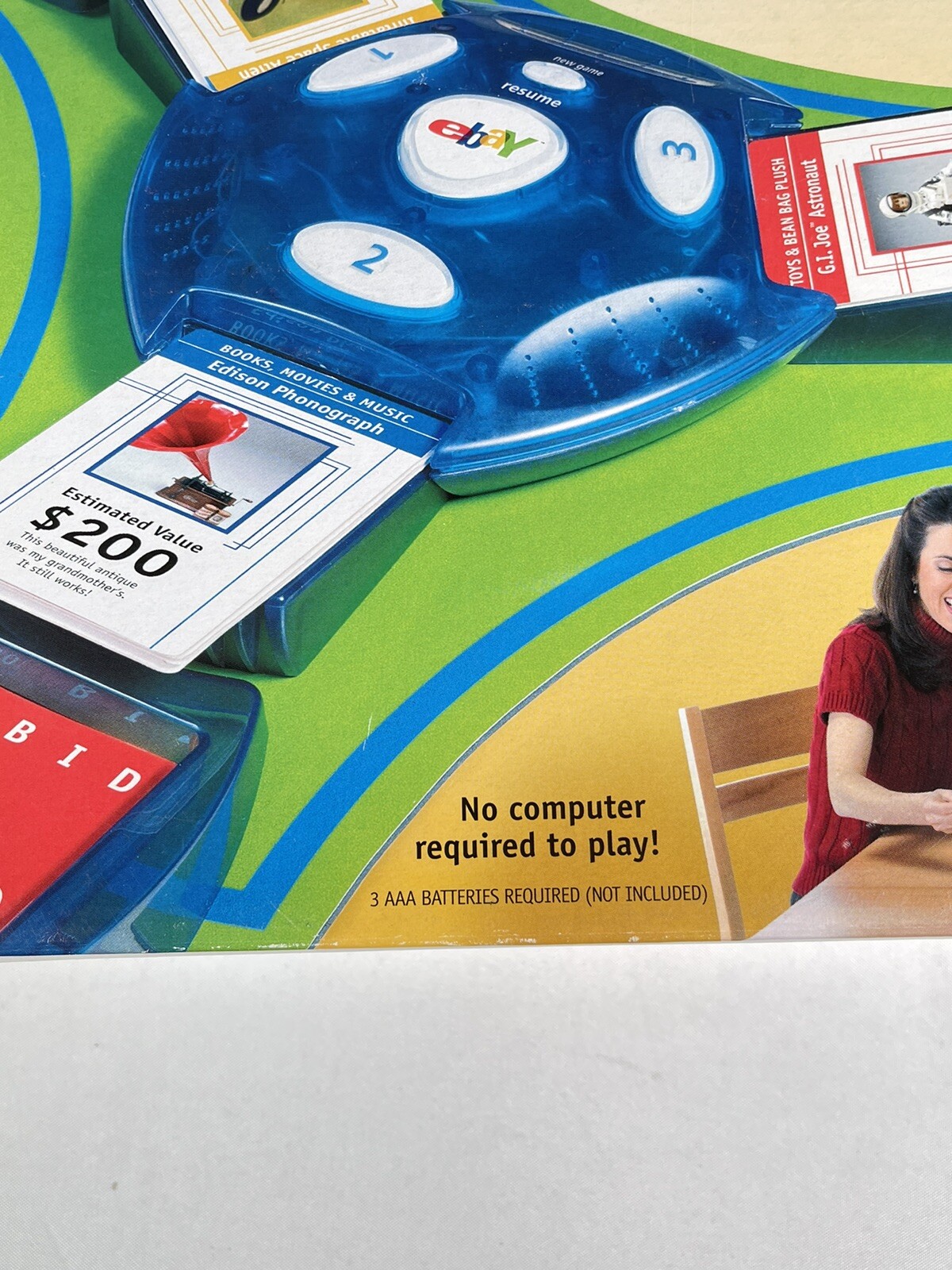 2001 Ebay Electronic Talking Board Game Auction Hasbro Parker Bros NEW Open Box