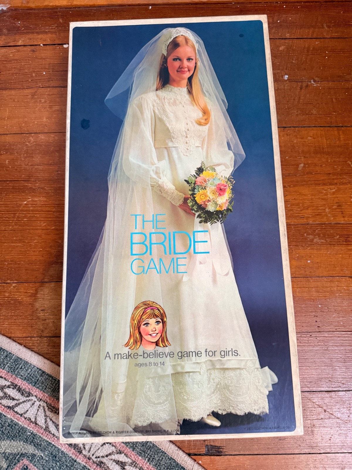 Vintage 1971 The Bride Game Make Believe For Girls Selchow Righter USA COMPLETE