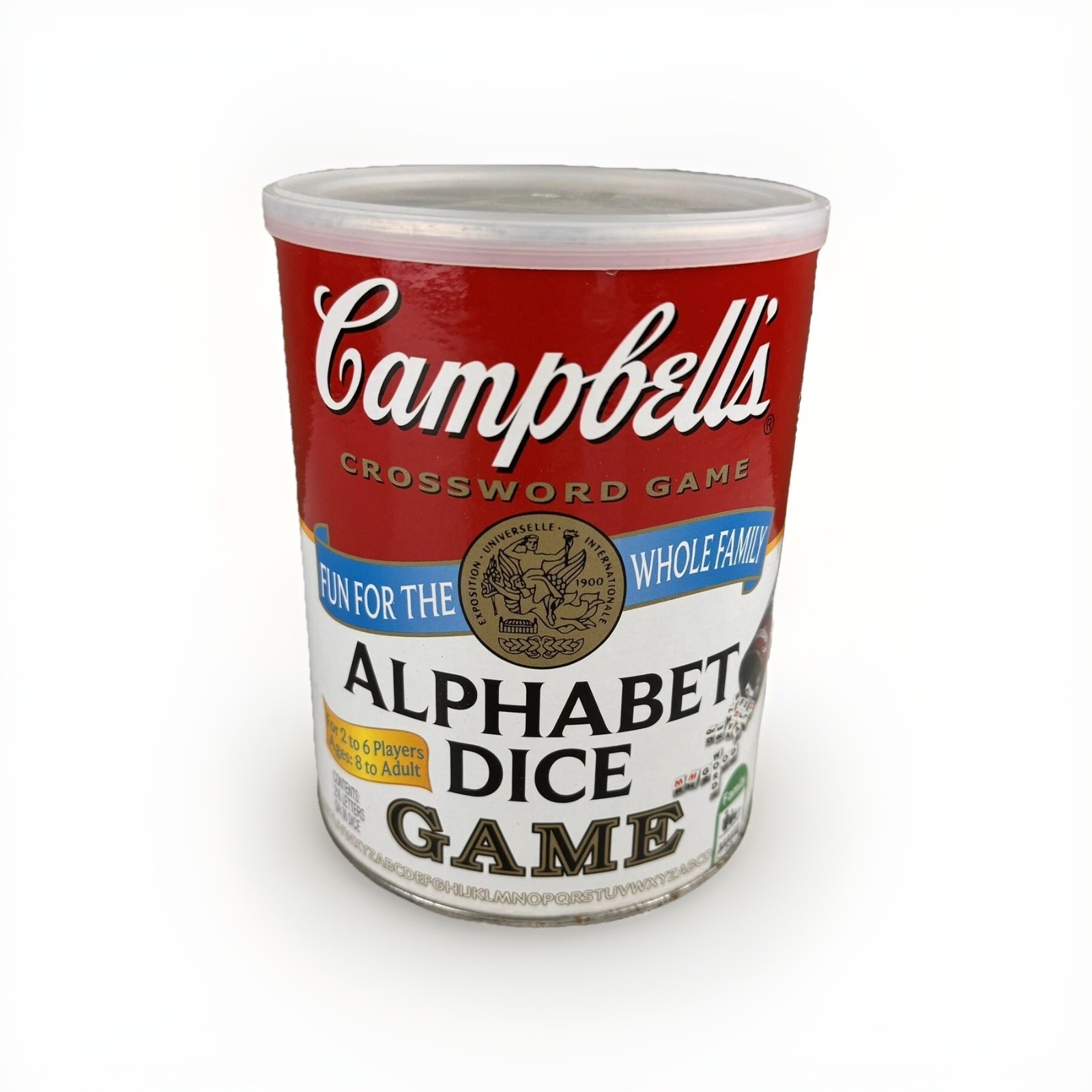 Campbell’s Crossword Alphabet Dice Game By TDC Games – Soup Can