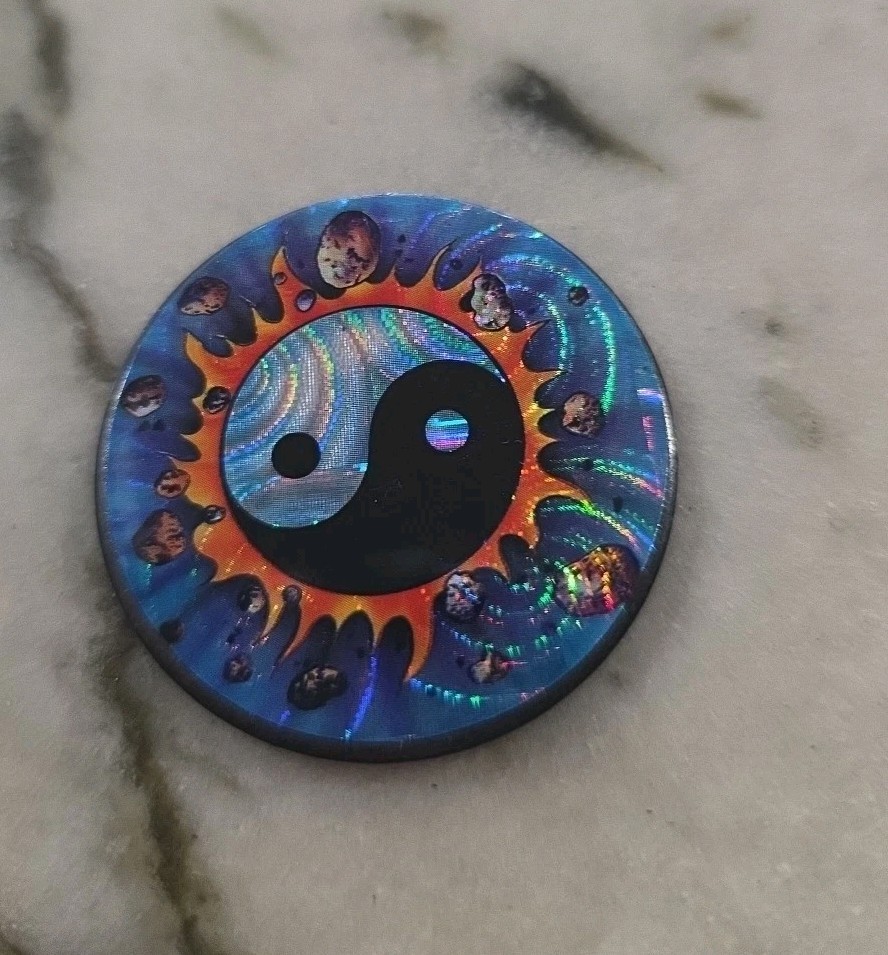 Metal Pog Slammer, Meteor Impact Good Condition.VTG.