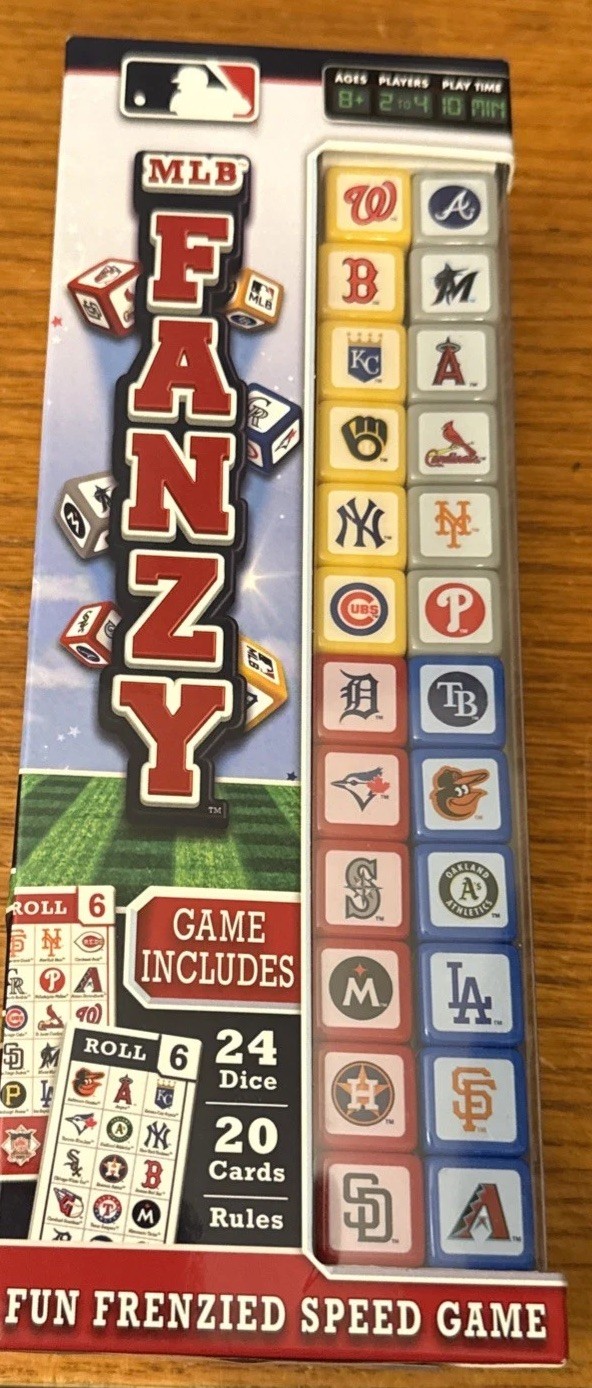 Masterpieces Puzzles MLB Fanzy Dice Game – Ages 8+ | 2-4 Players – NEW